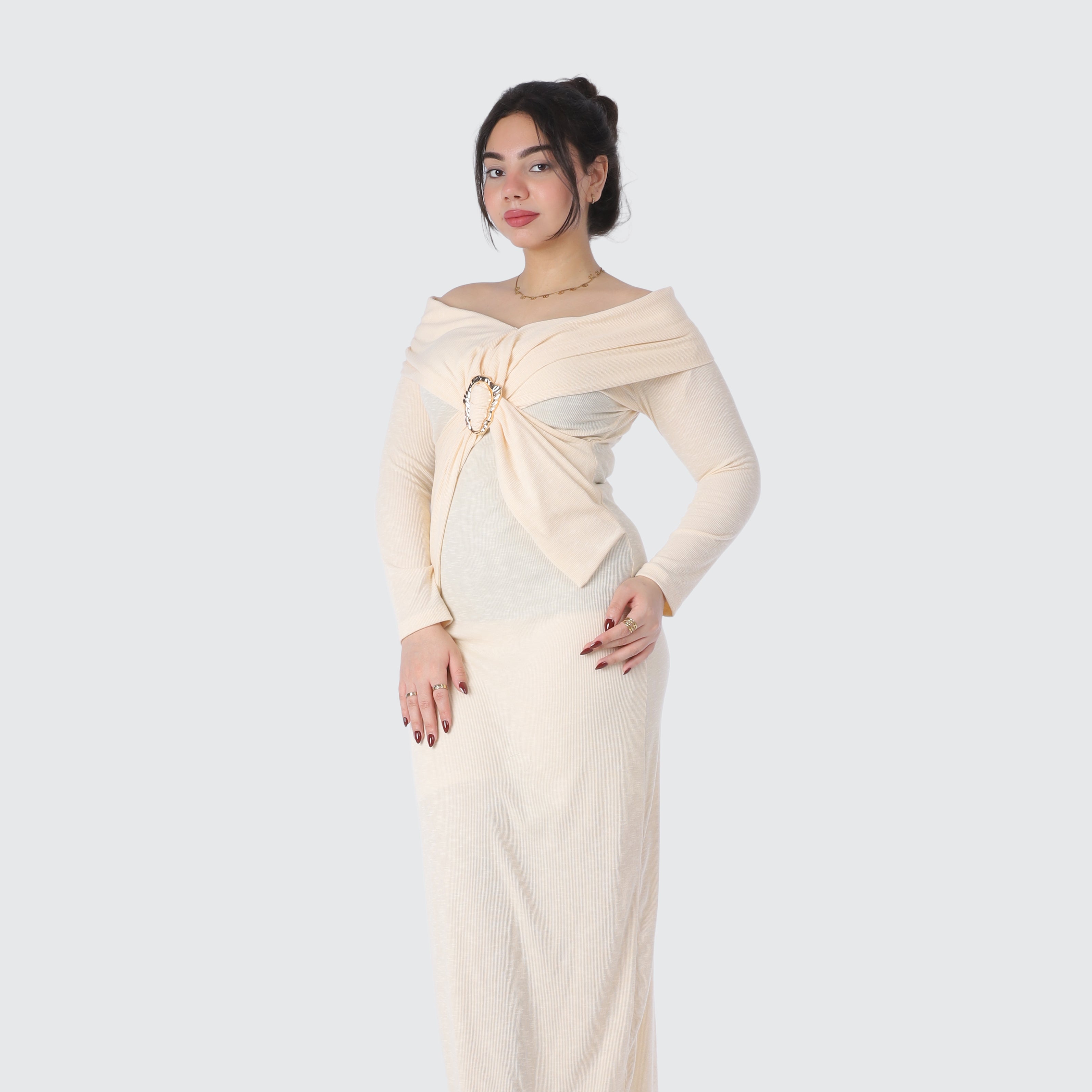 Off-Shoulder Bodycon Dress 2000/234