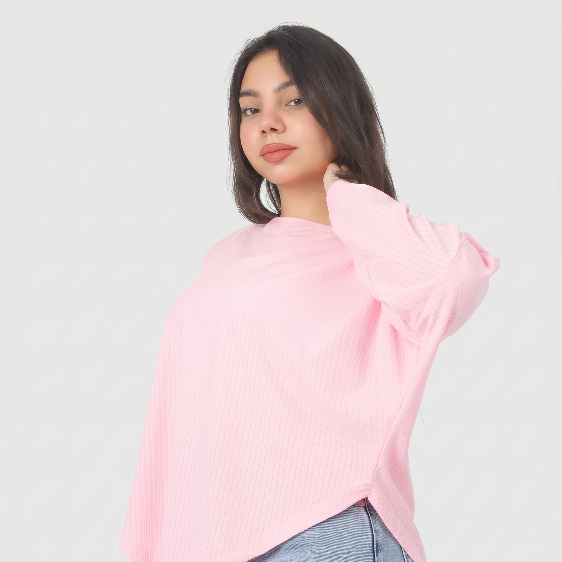 Asymmetrical Hem Blouse 2002/097/1