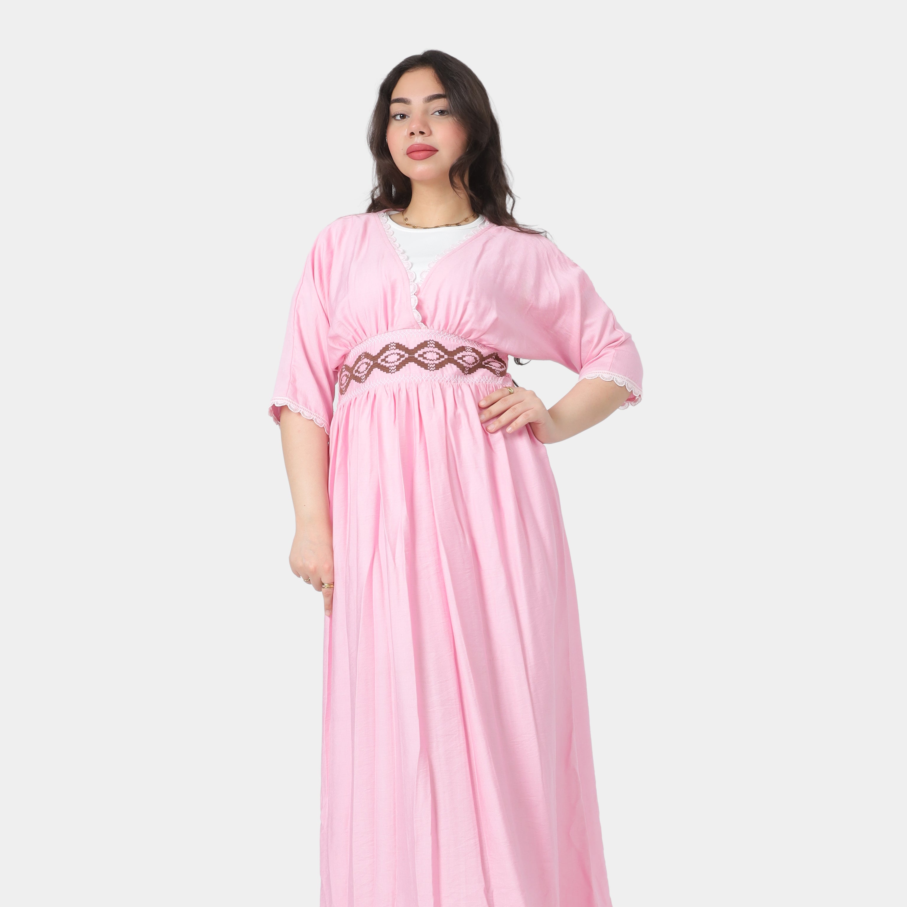 Half-Sleeve Maxi Dress 2003/088