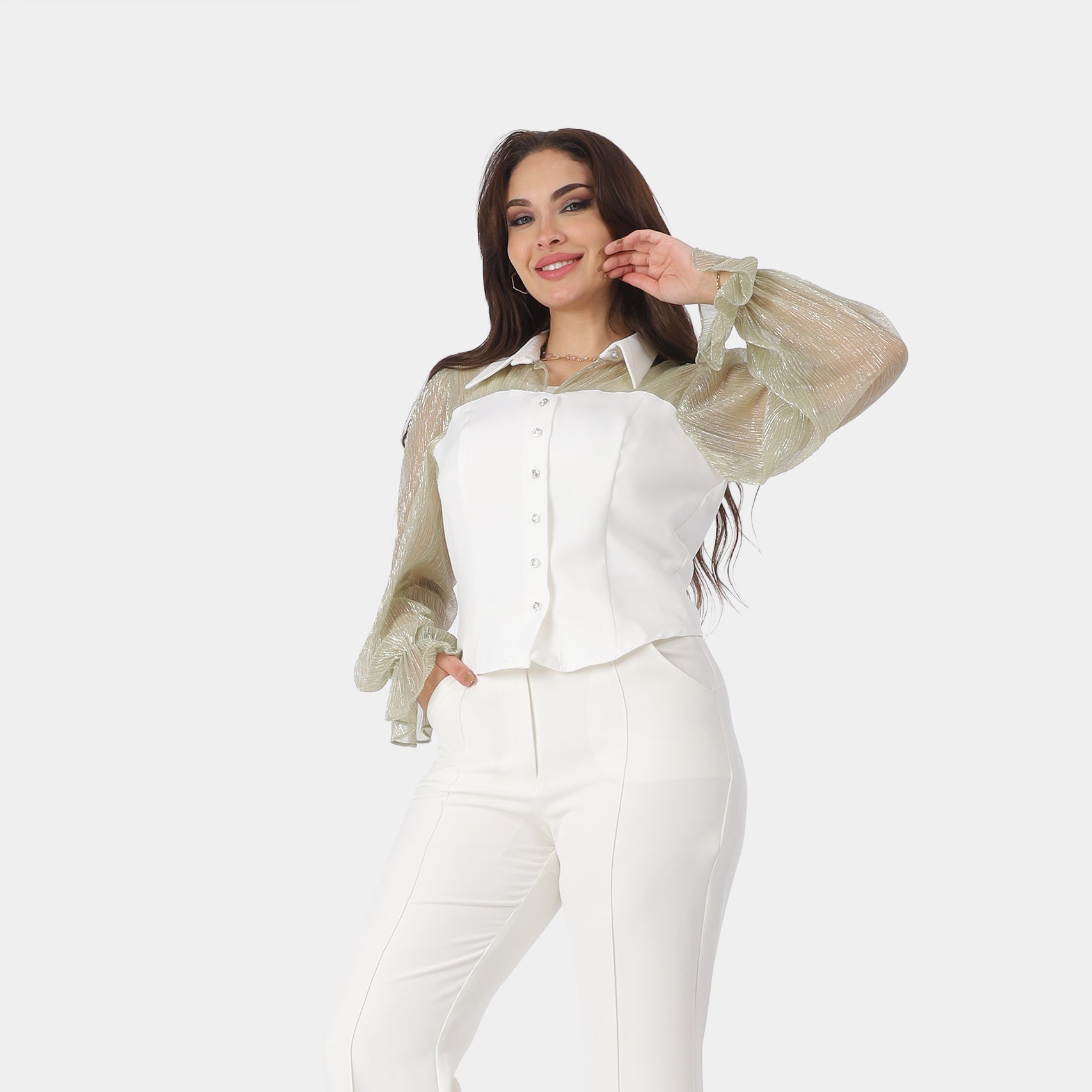 Buttoned Charleston Pants 20571070