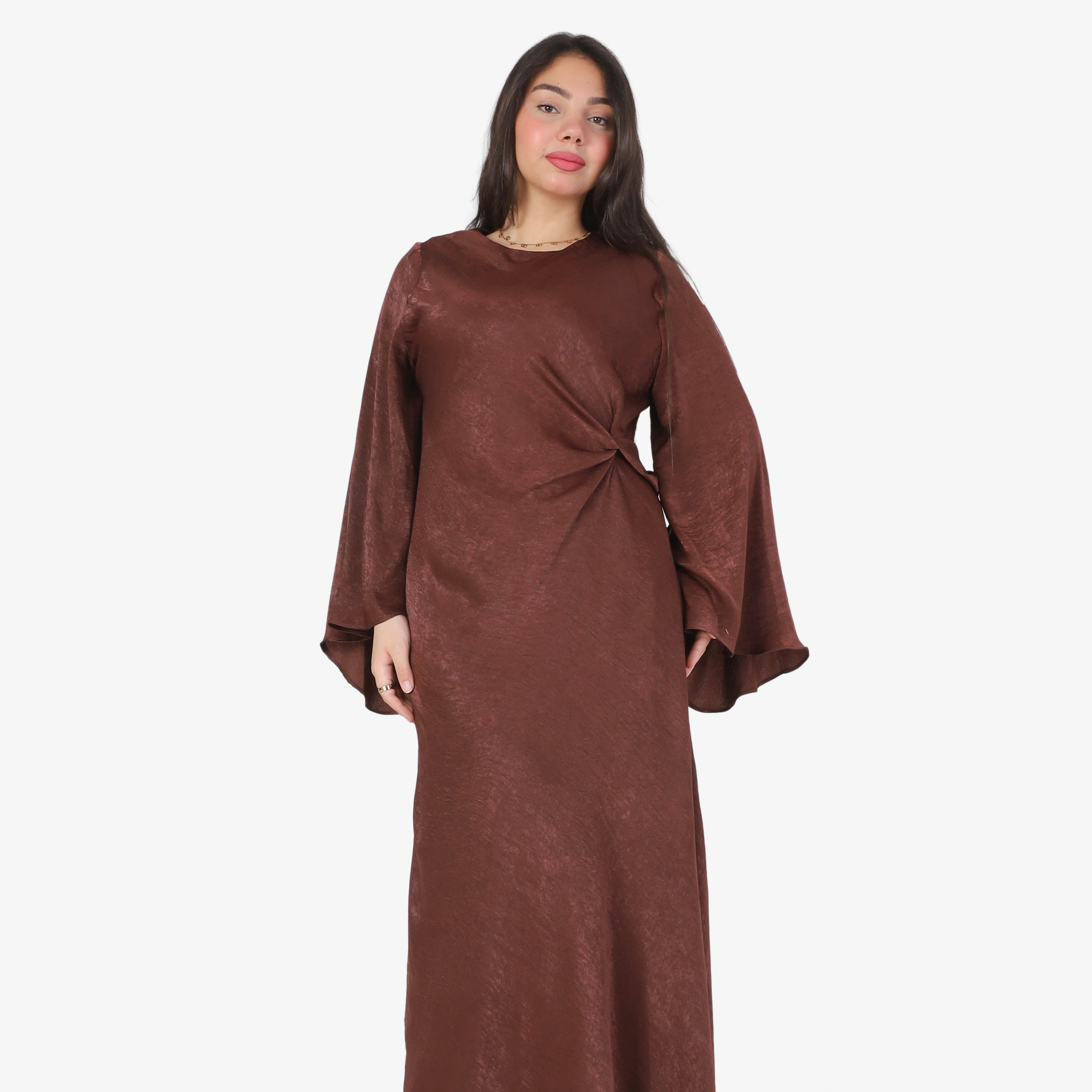 Long Flowy Dress with Wide Sleeves 2003/170