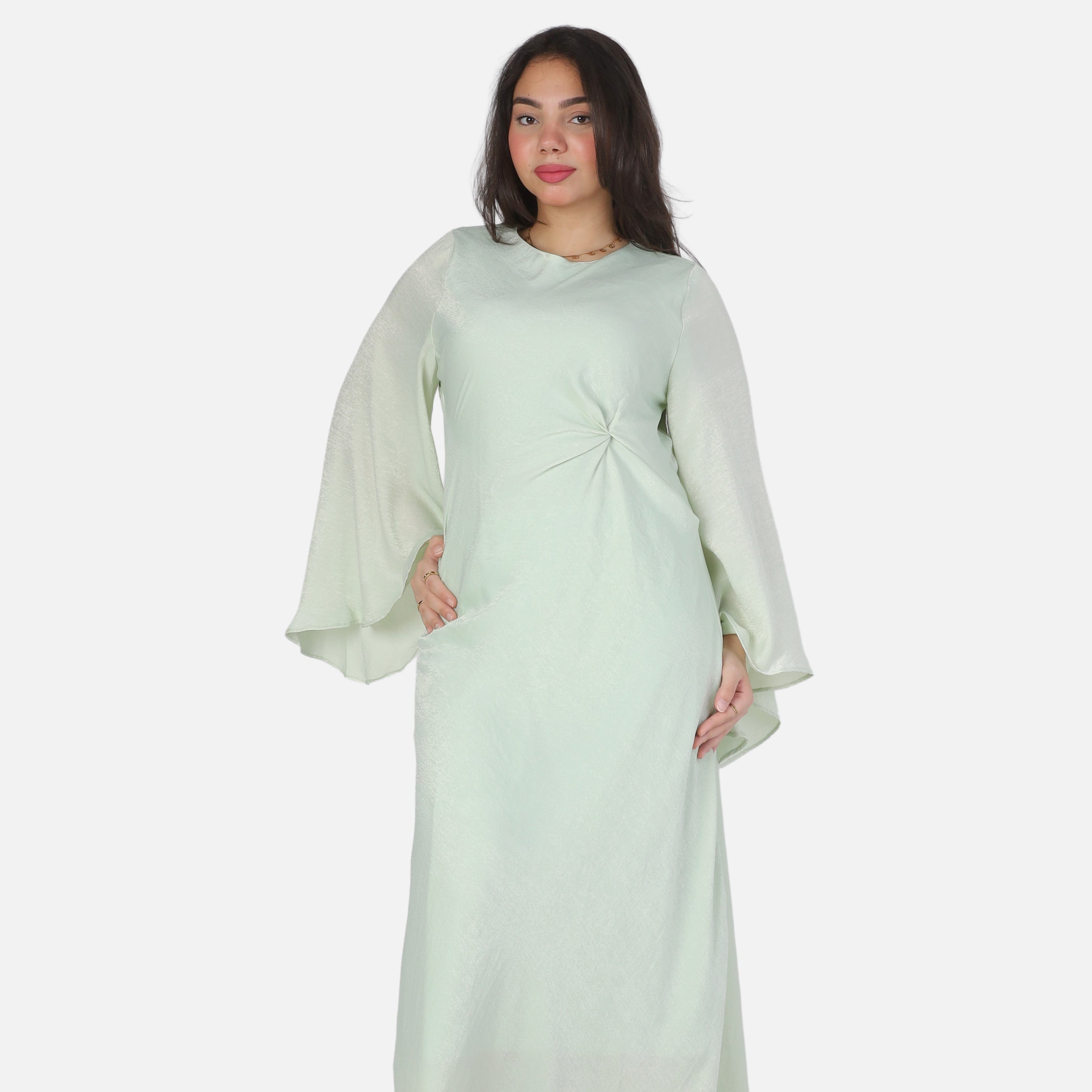 Long Flowy Dress with Wide Sleeves 2003/170
