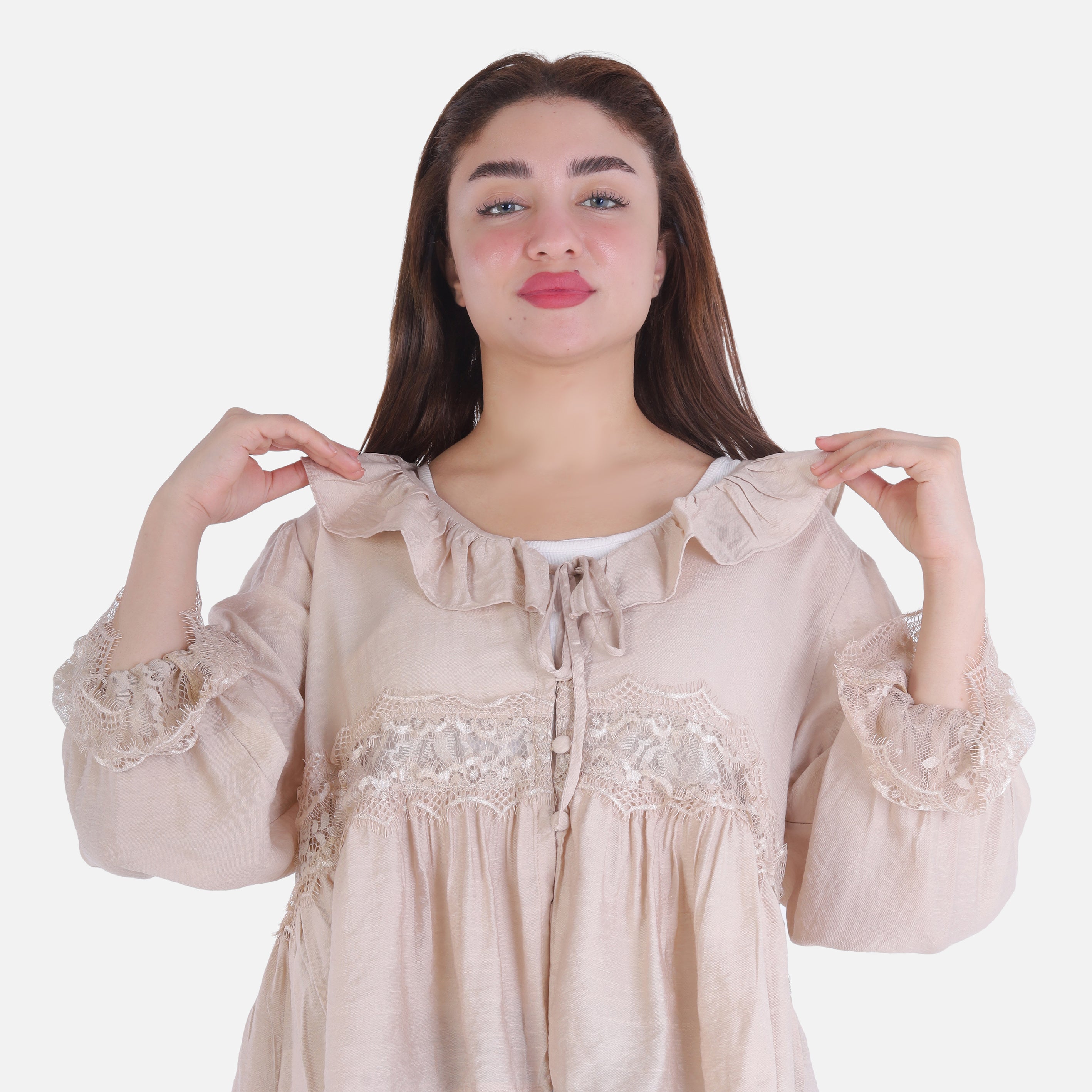 Short Blouse with Lace Details 2003/171