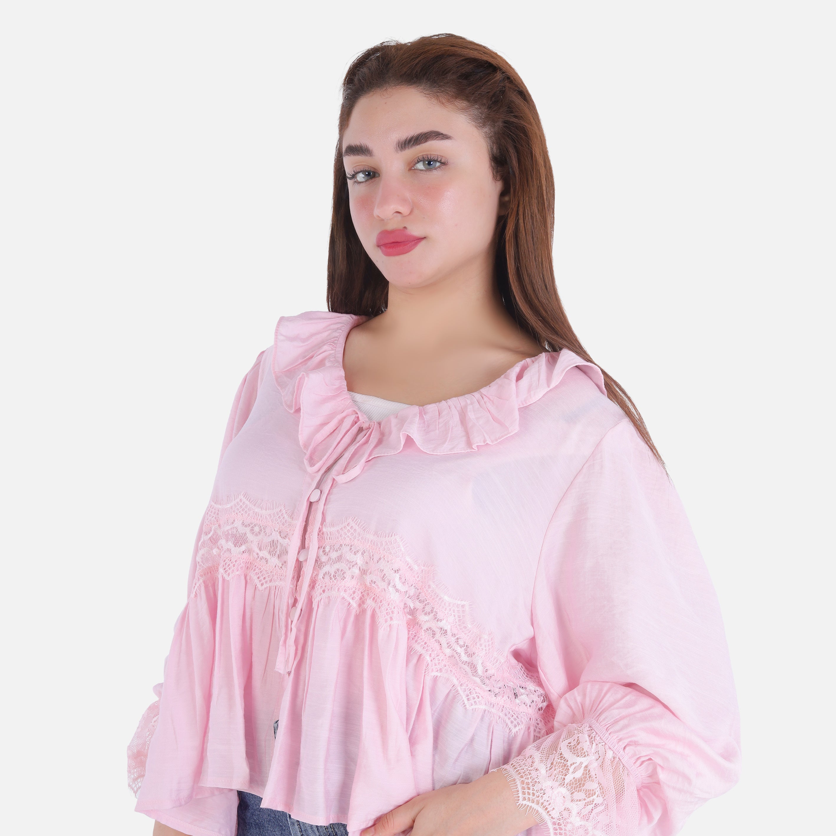 Short Blouse with Lace Details 2003/171