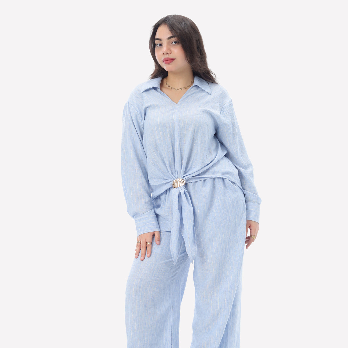 Textured Adjustable Buckle Co-Ord Set 2000/201