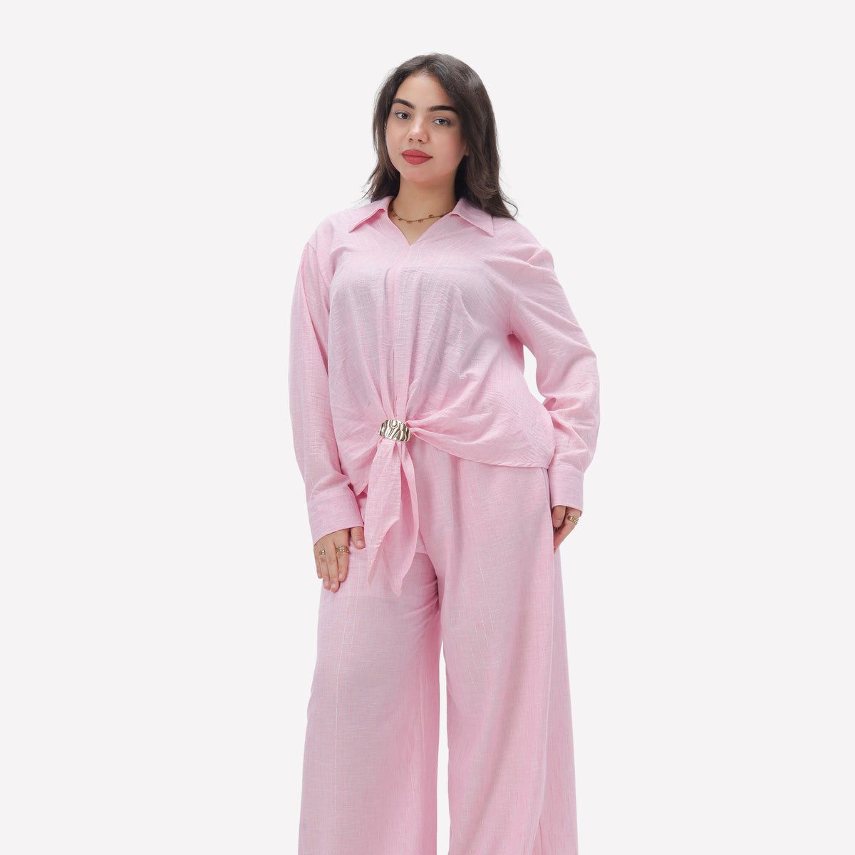 Textured Adjustable Buckle Co-Ord Set 2000/201