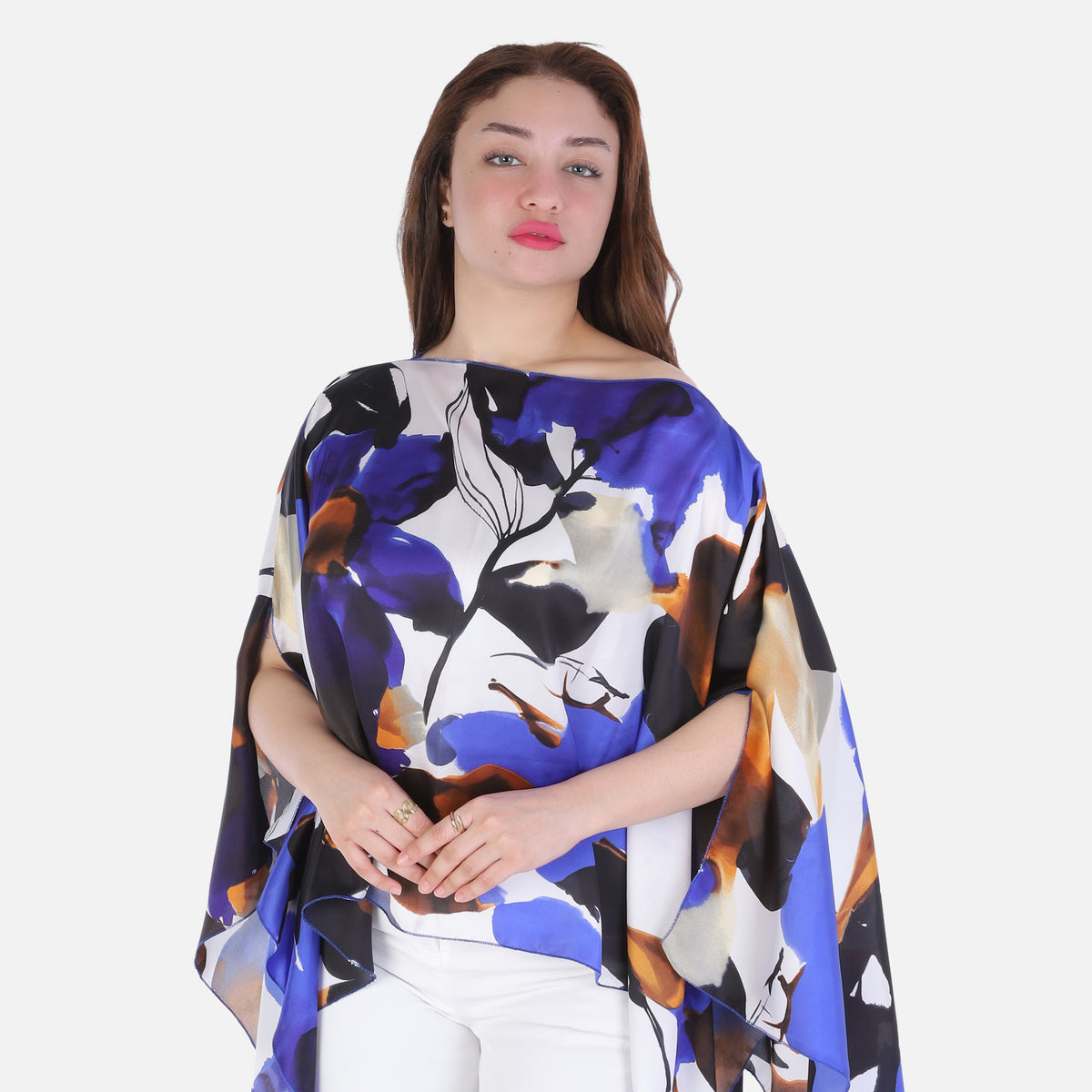 Printed stain Poncho 2006/286/1