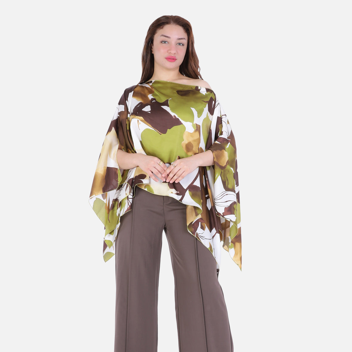 Printed stain Poncho 2006/286/1