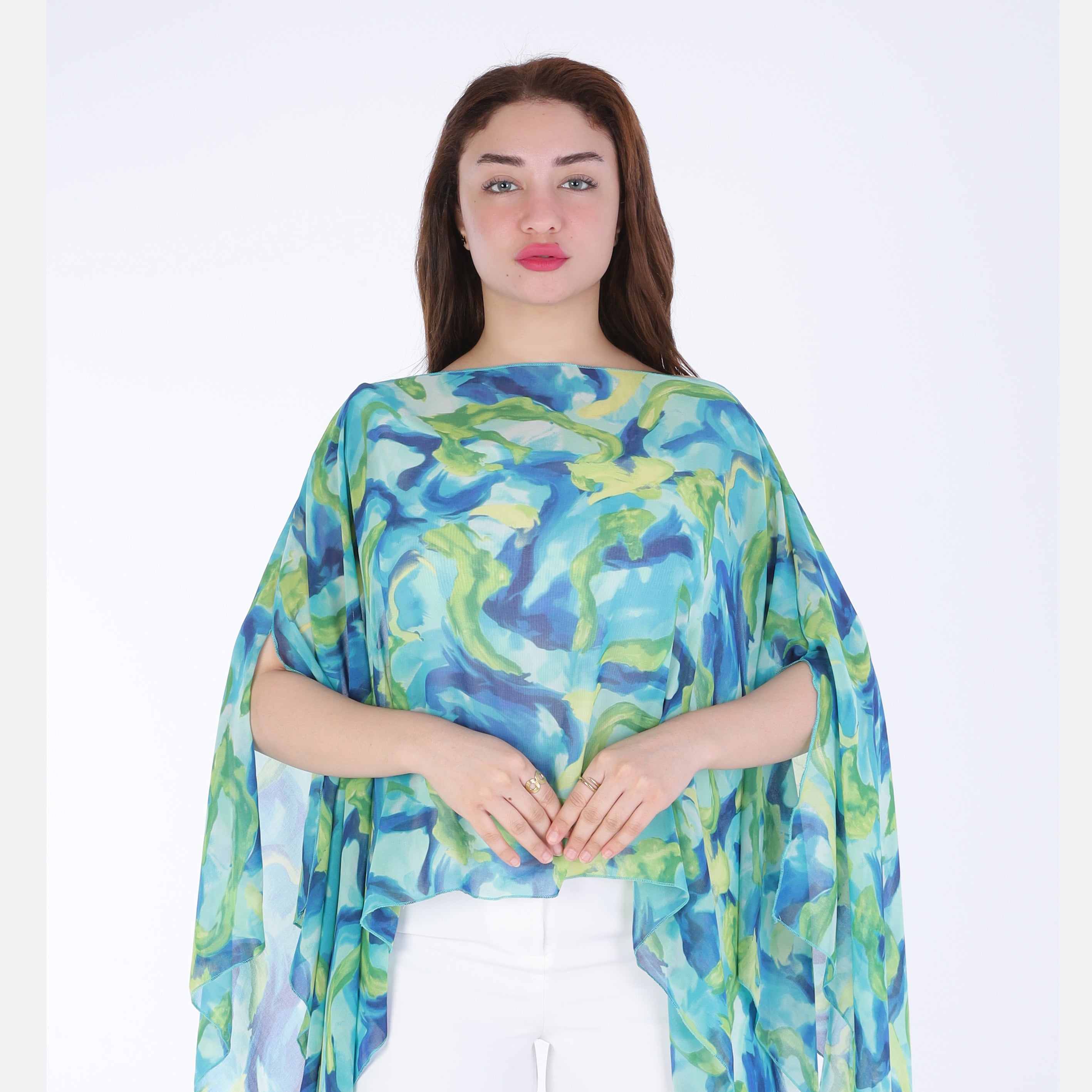 Short Chiffon Poncho 2006/286