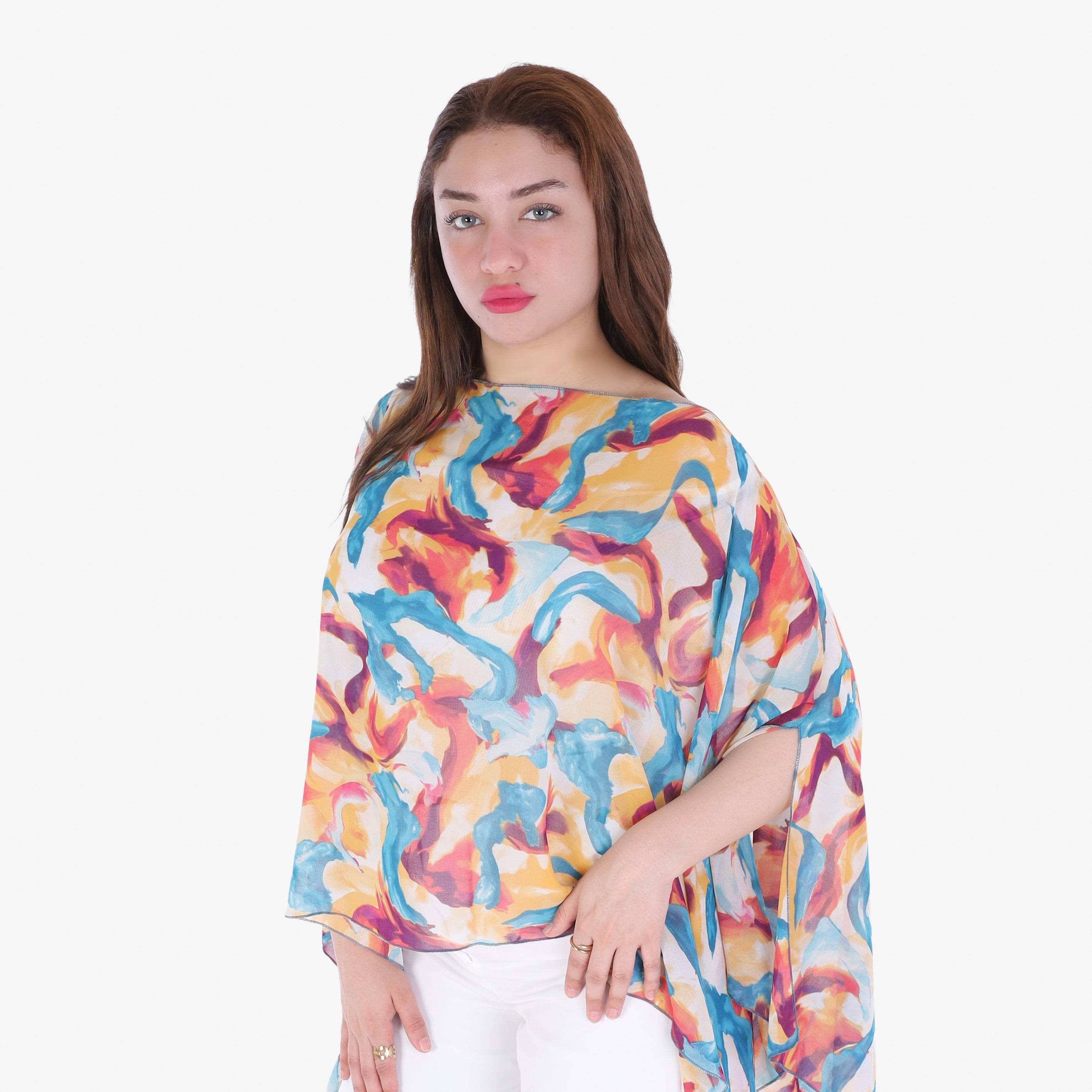 Short Chiffon Poncho 2006/286