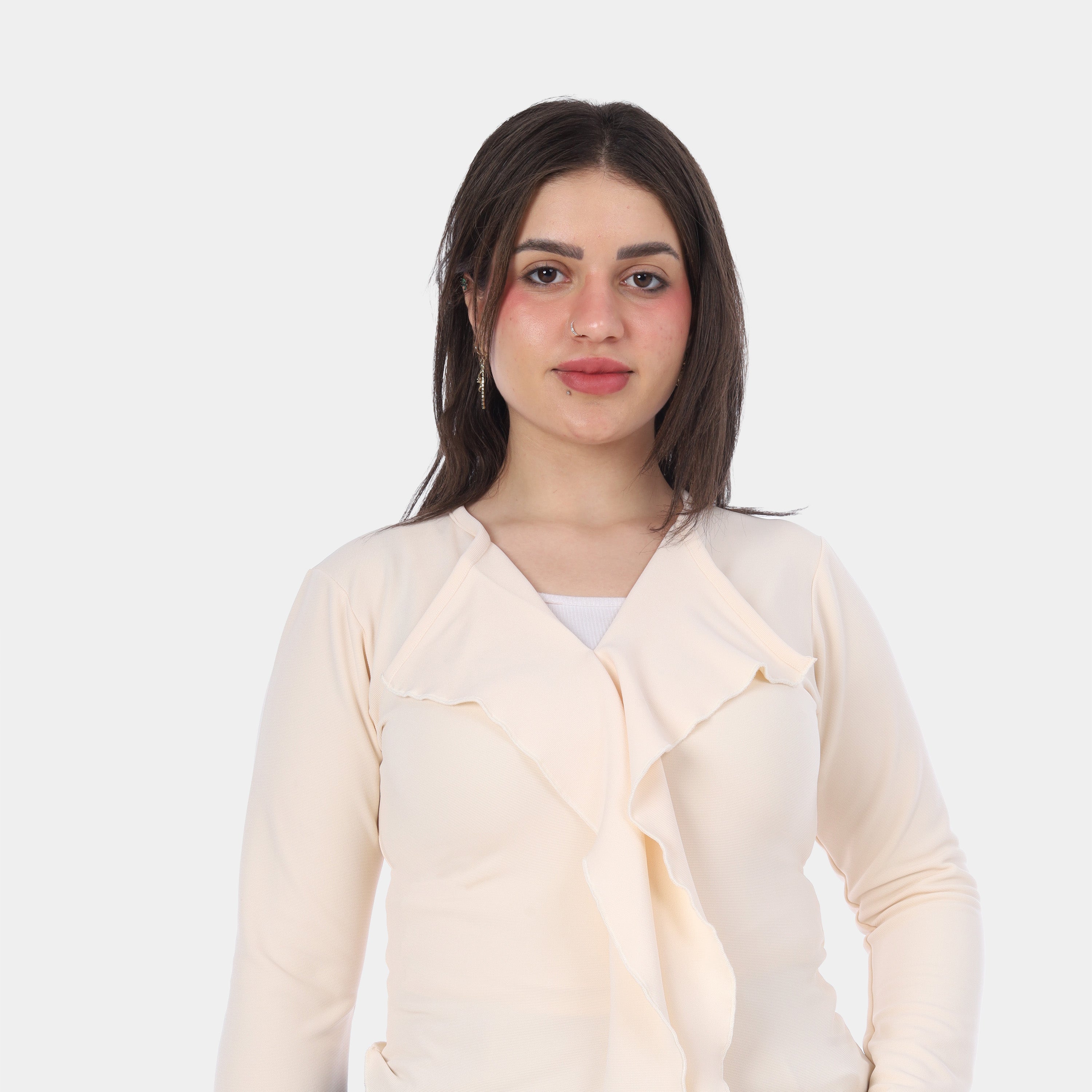 Elegant Ruffled Blouse 2010/035