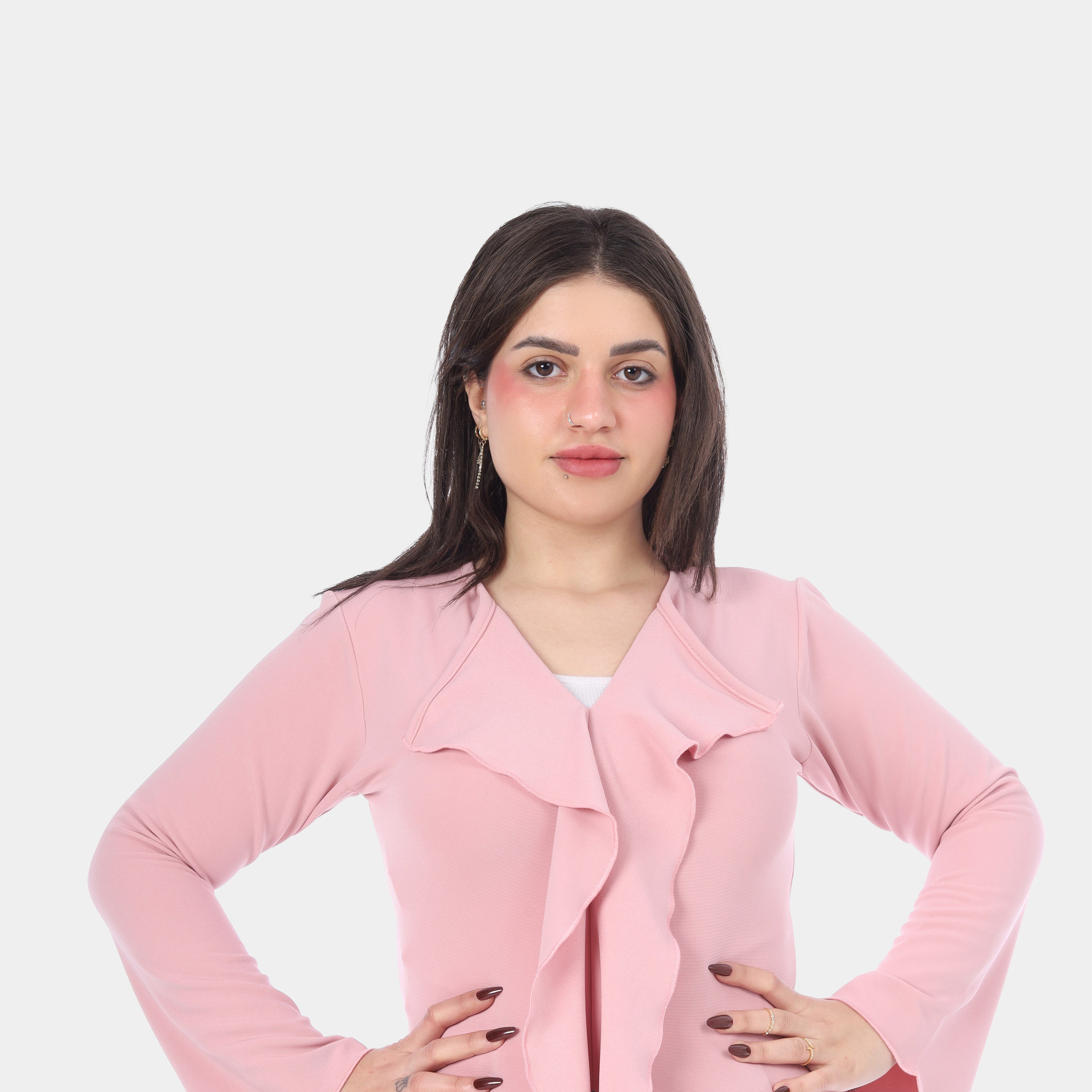 Elegant Ruffled Blouse 2010/035