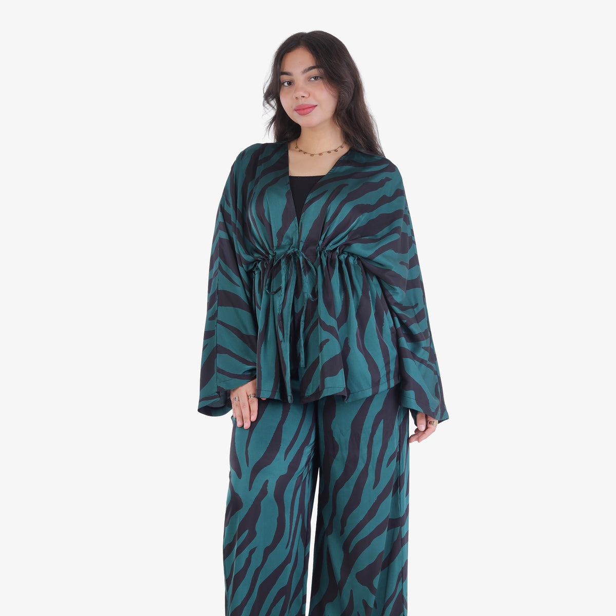 Stain Zebra Print Modest Two-Piece Set 2014/279/3