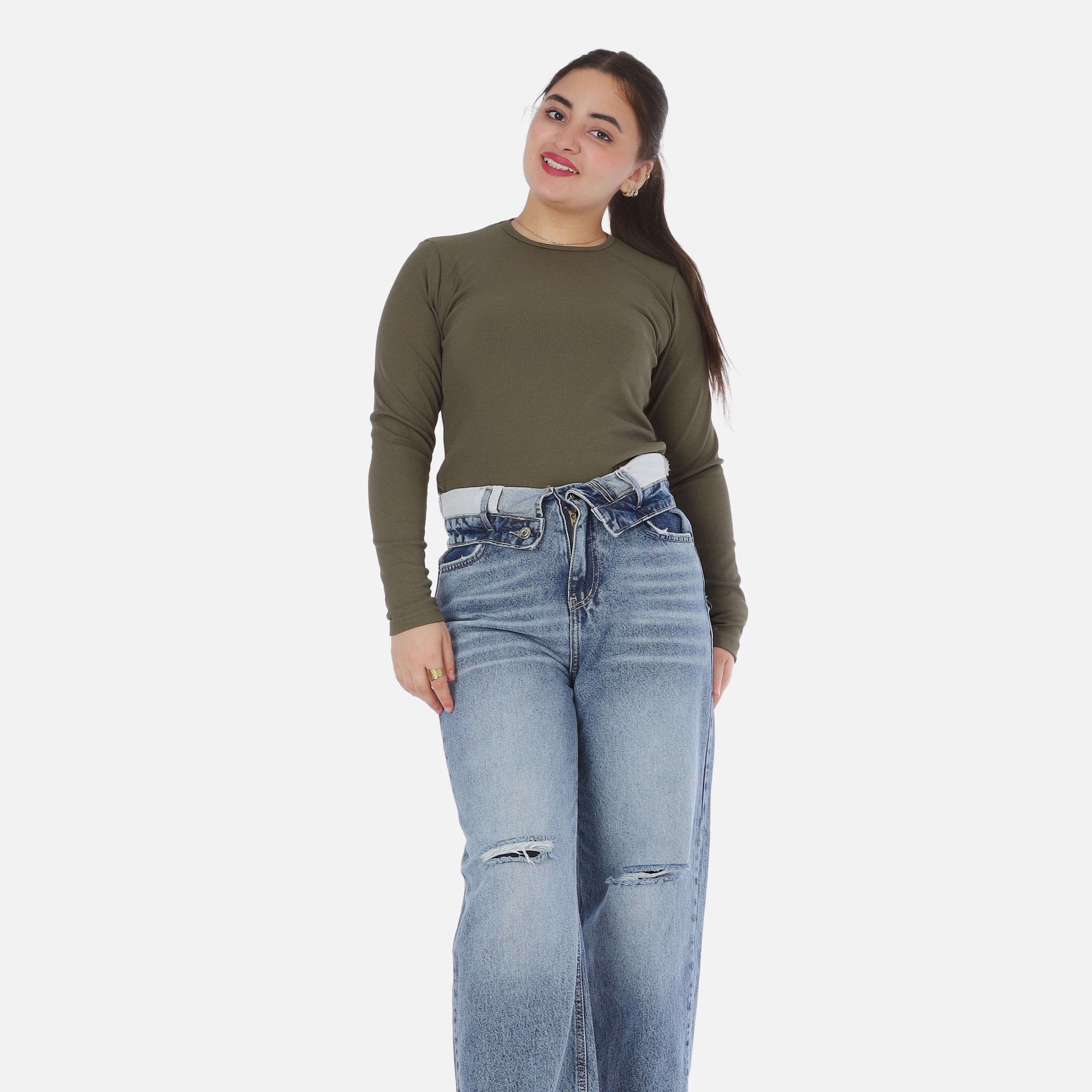 Classic basic Long Sleeve Top 2039102