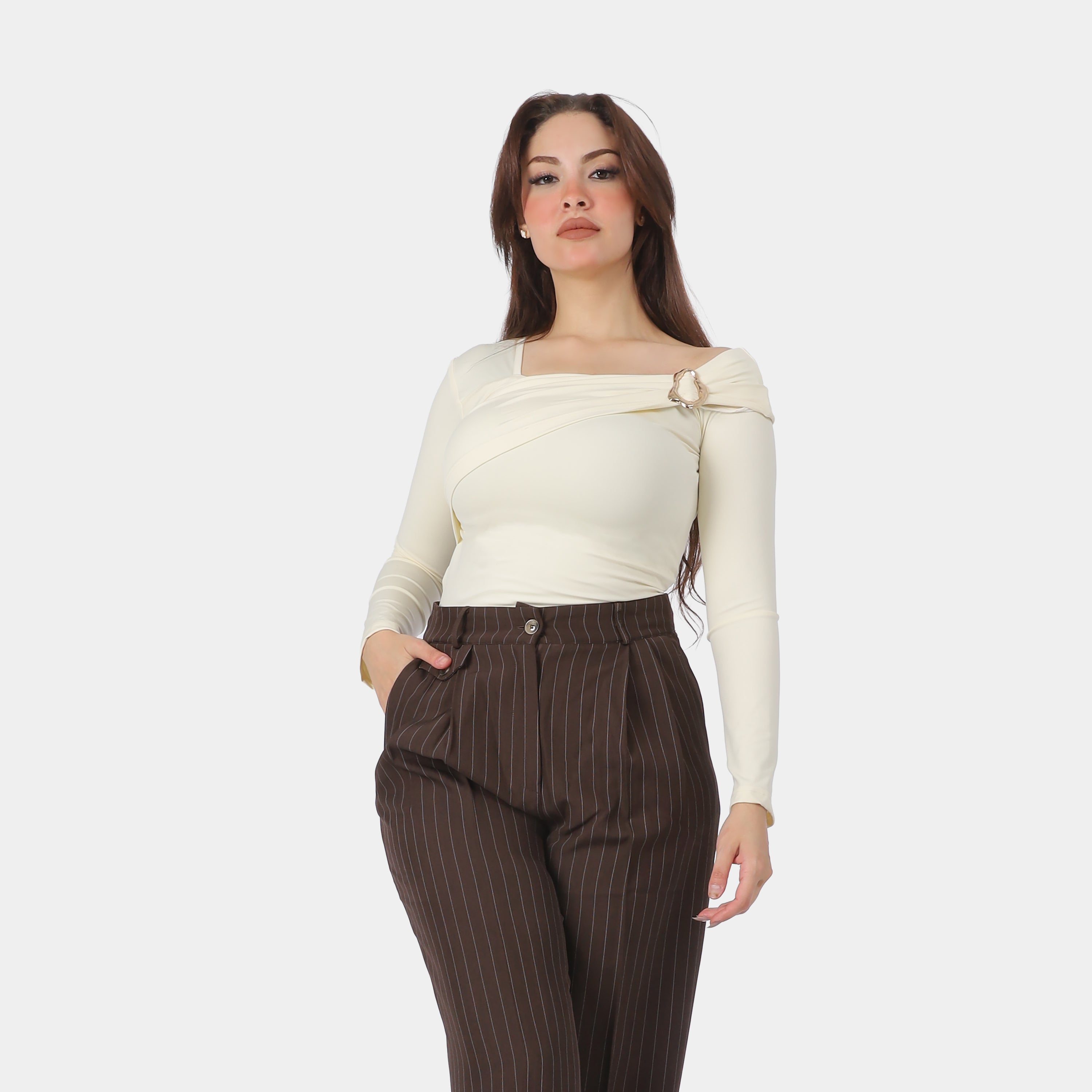 Classic Pinstripe Formal Pants 205660015