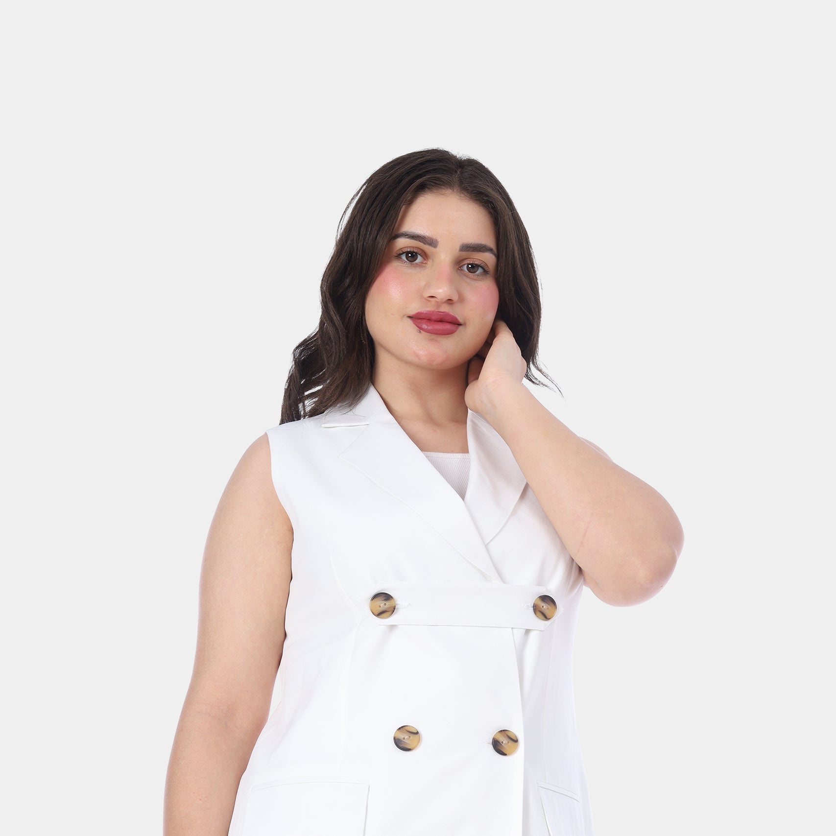 Classic Sleeveless Blazer 20539144