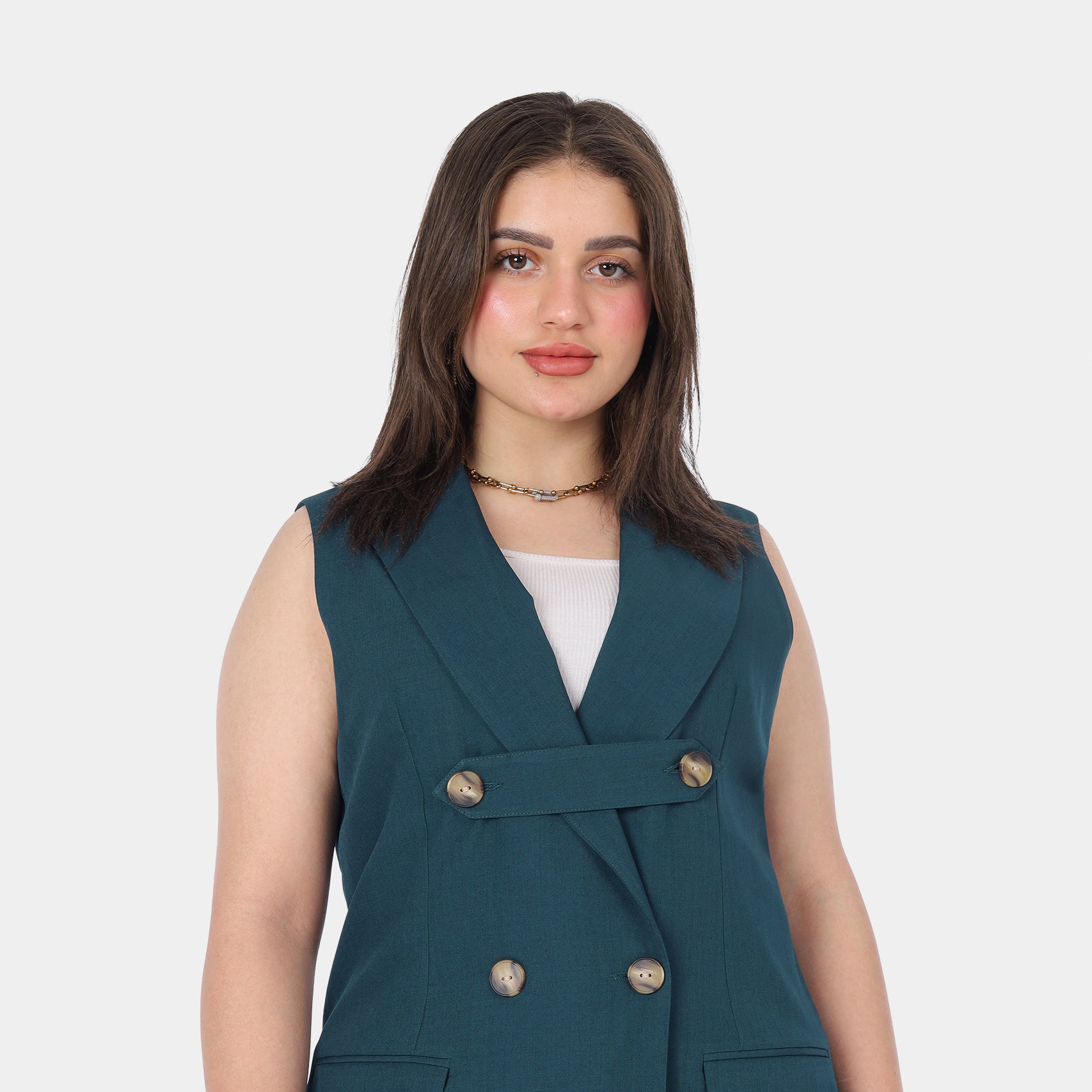 Classic Sleeveless Blazer 20539144