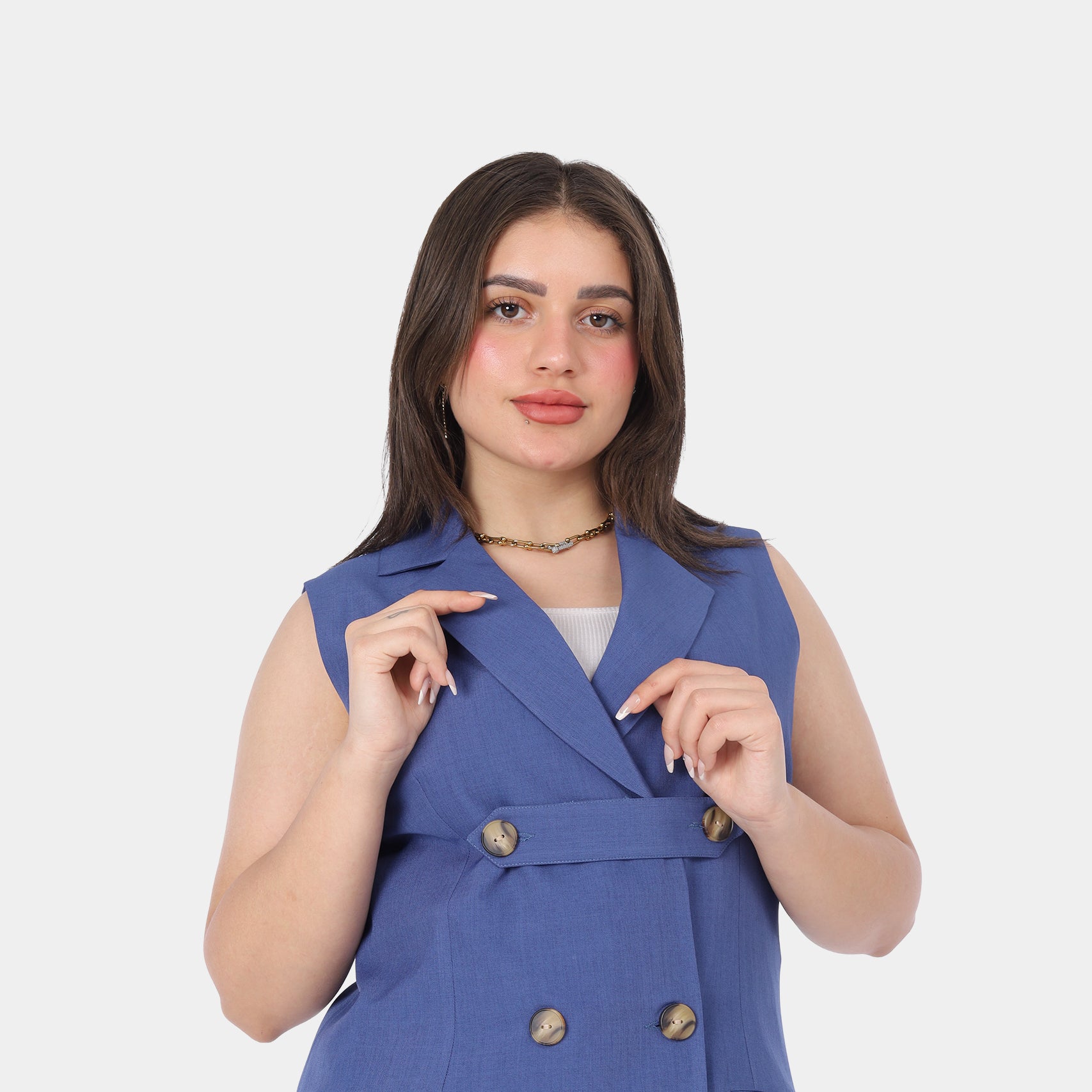 Classic Sleeveless Blazer 20539144