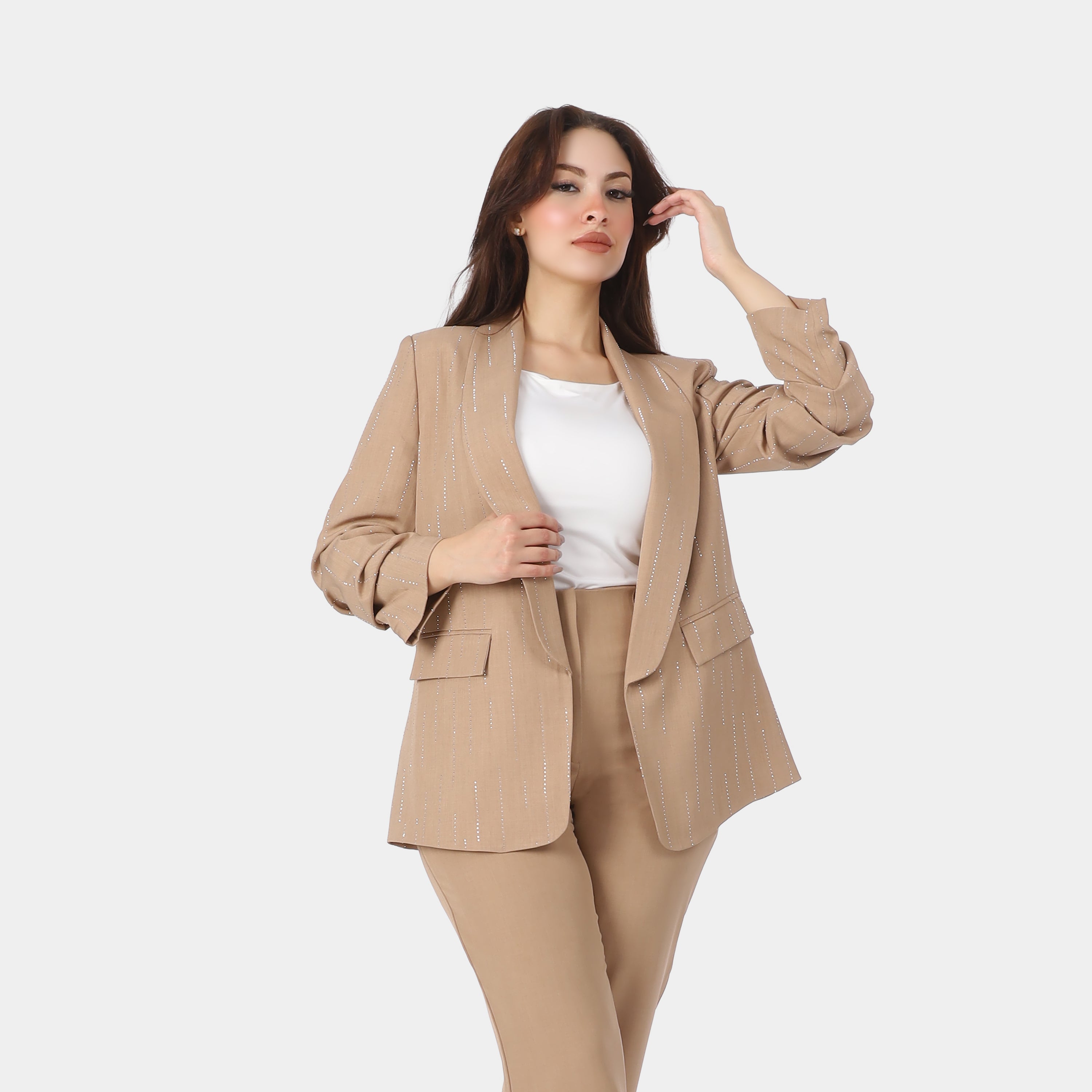 Formal Suit with Embellished Blazer 20549040