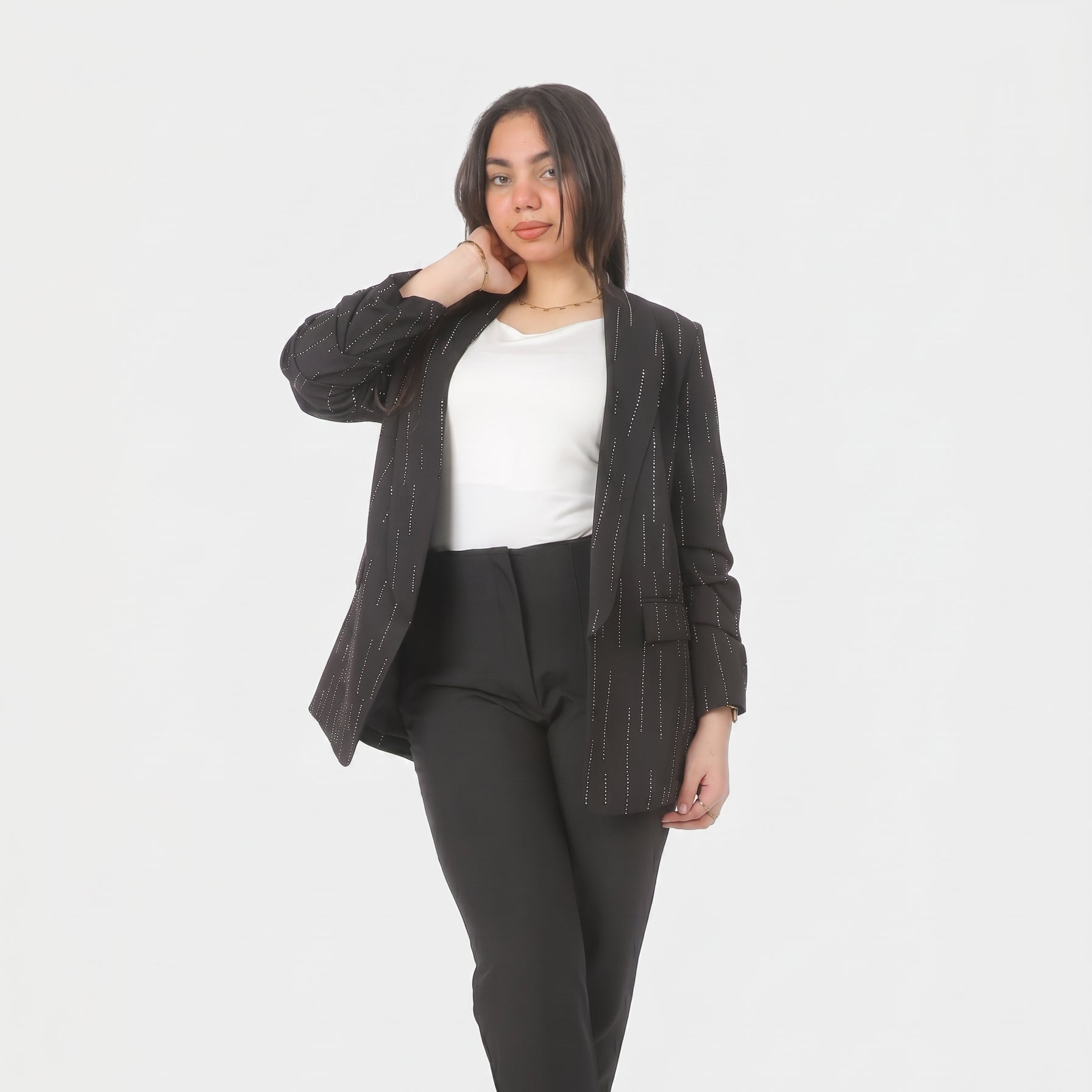 Formal Suit with Embellished Blazer 20549040