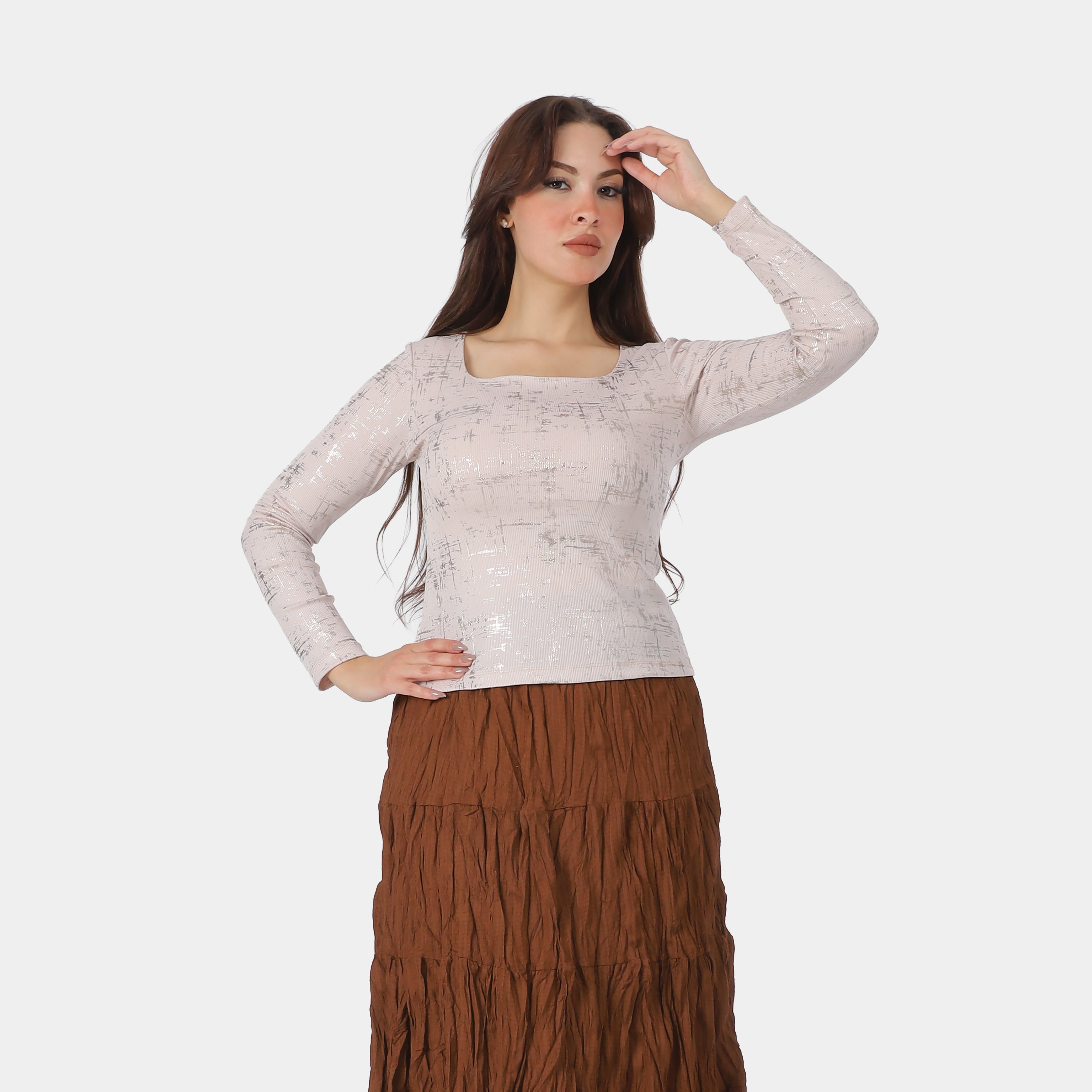 Crinkle Maxi Skirt 920220