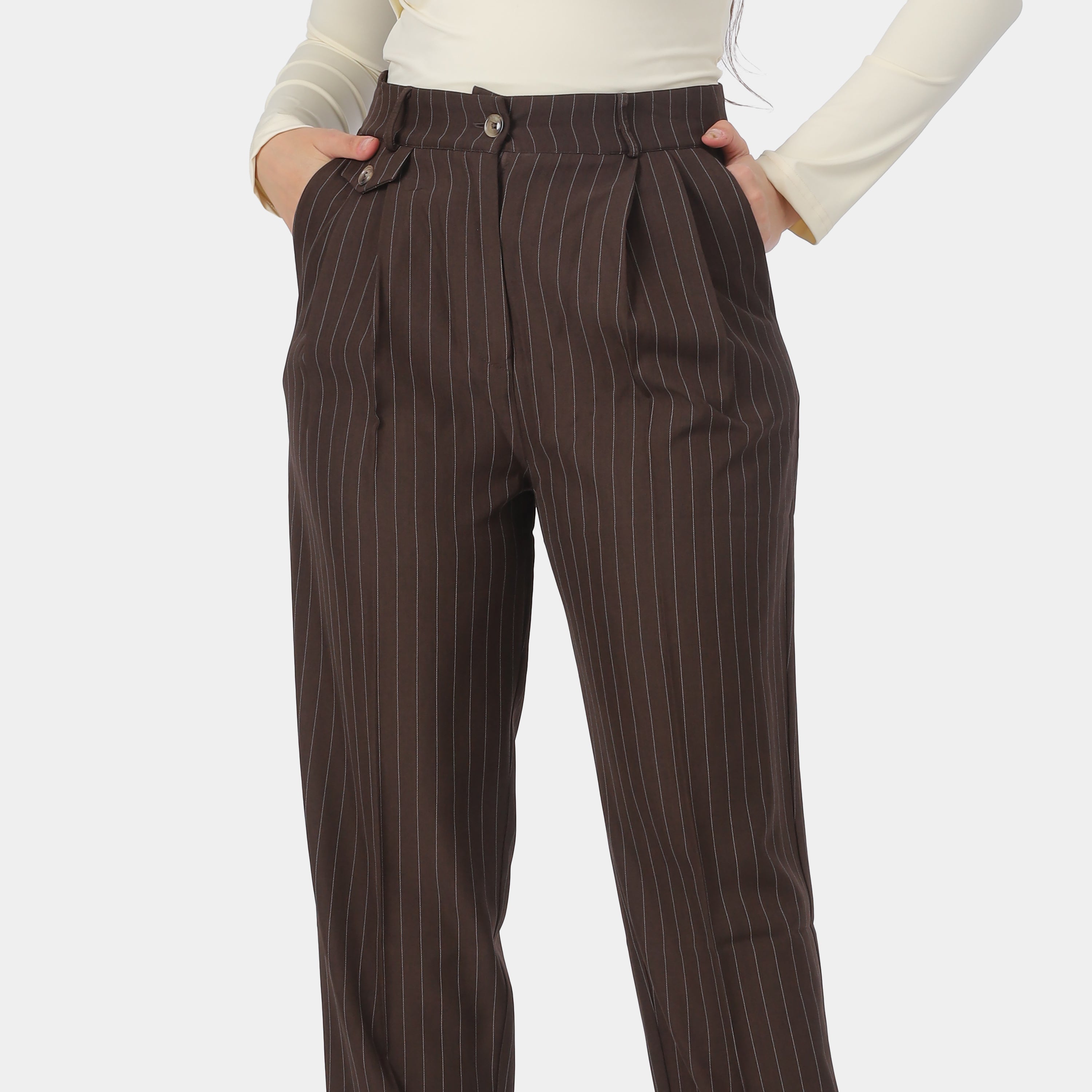 Classic Pinstripe Formal Pants 205660015