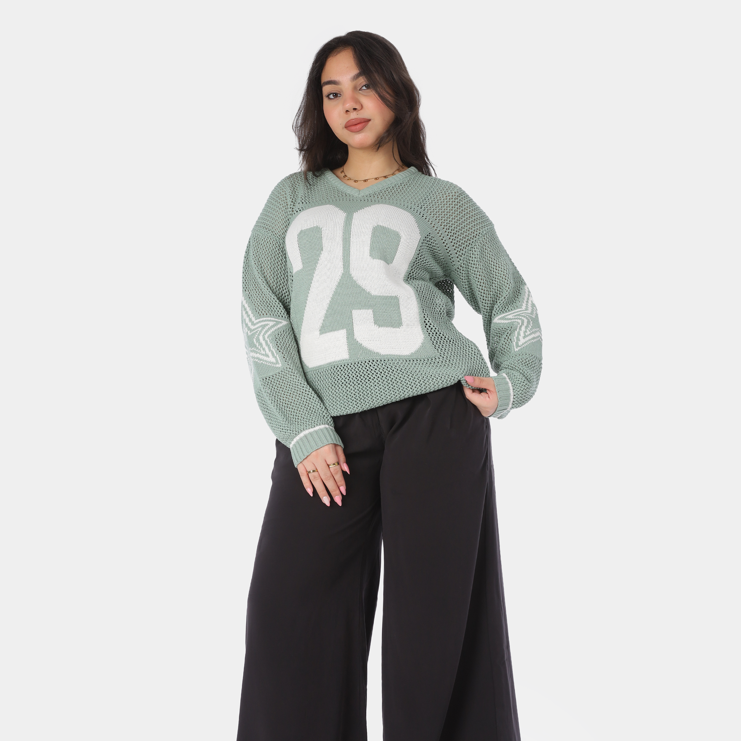 Oversized Knit Sweater 20924043