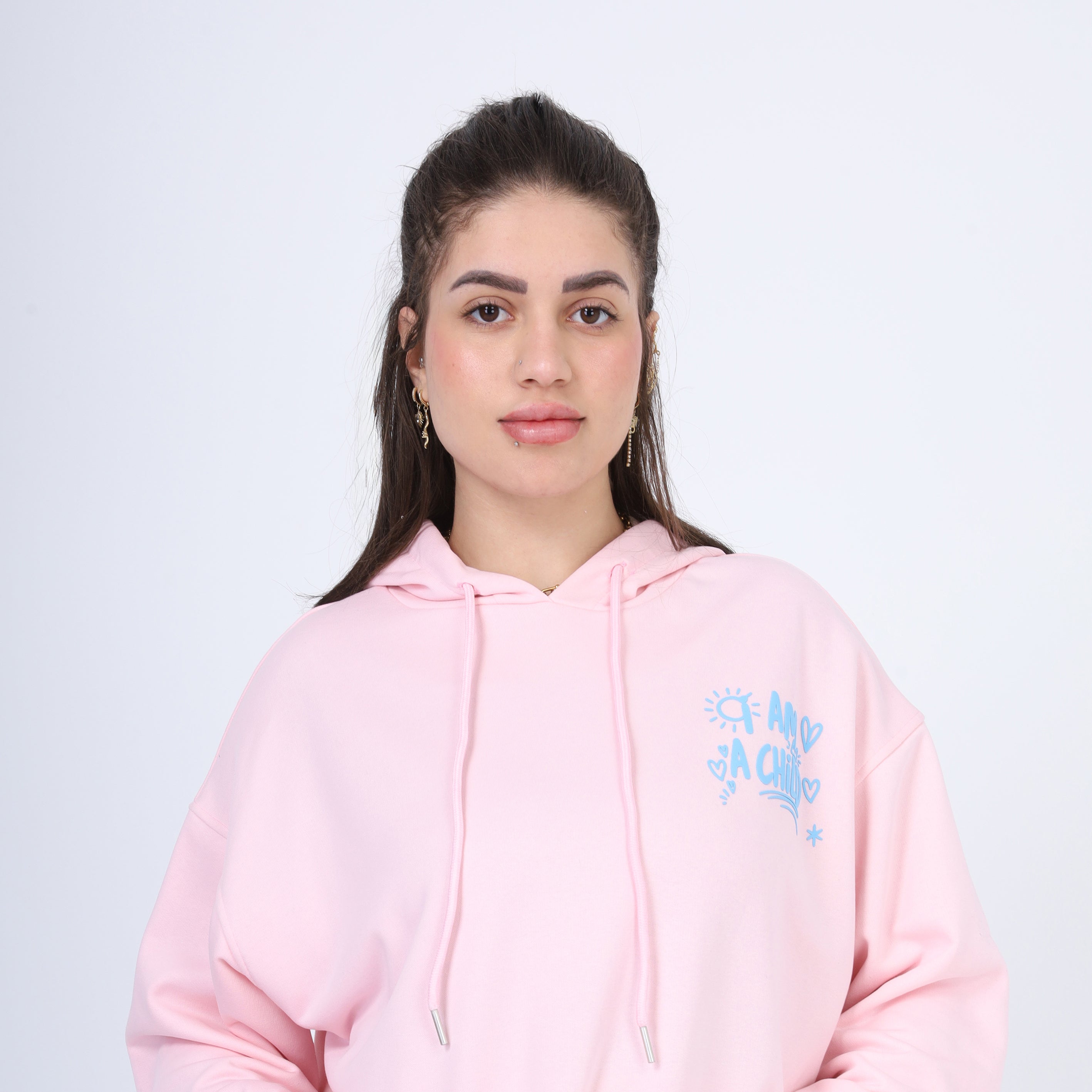 Oversized Hoodie with Back Print 2059S413
