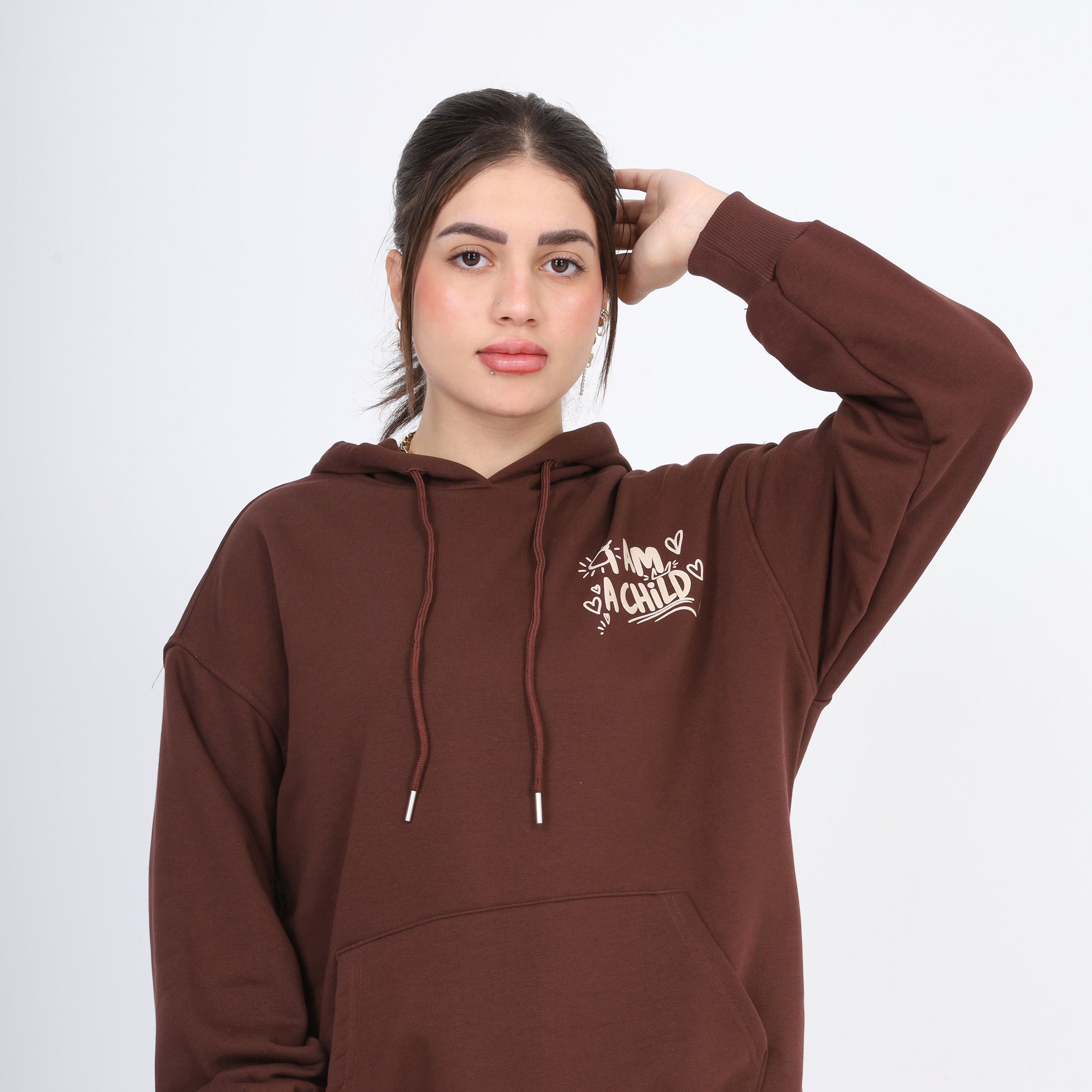 Oversized Hoodie with Back Print 2059S413