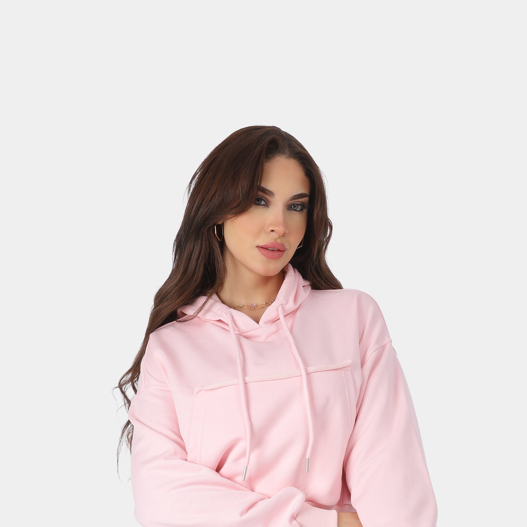 Cropped Hoodie with Hood 2059S424