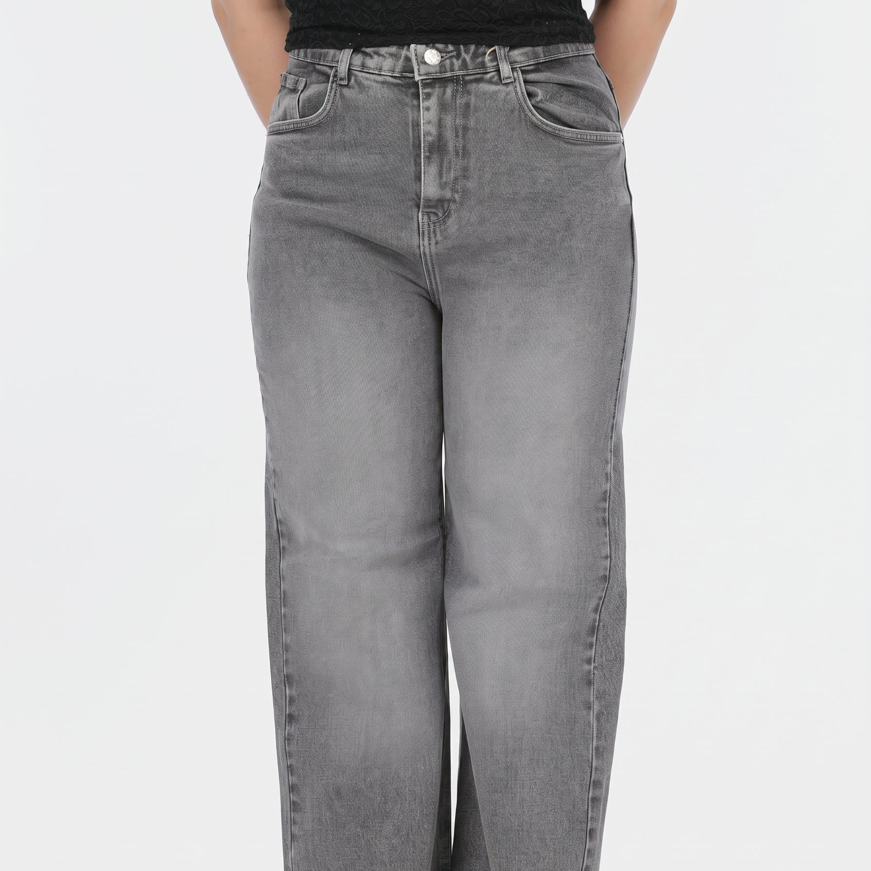 Wide Leg Denim Jeans 20681200