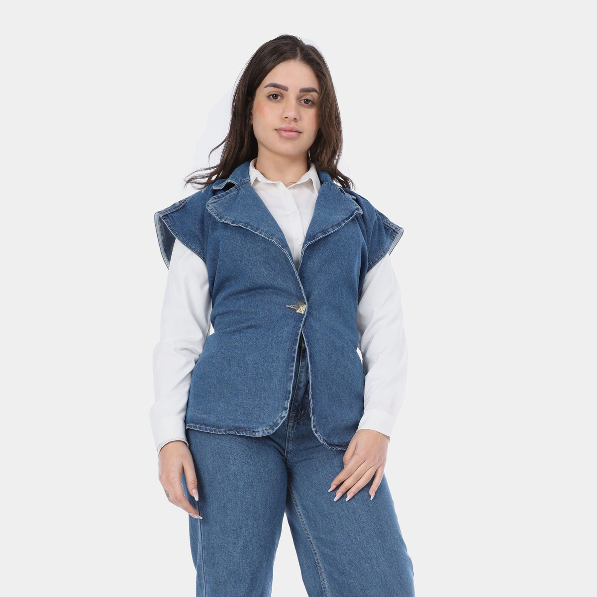 Sleeveless Denim Set 20681539
