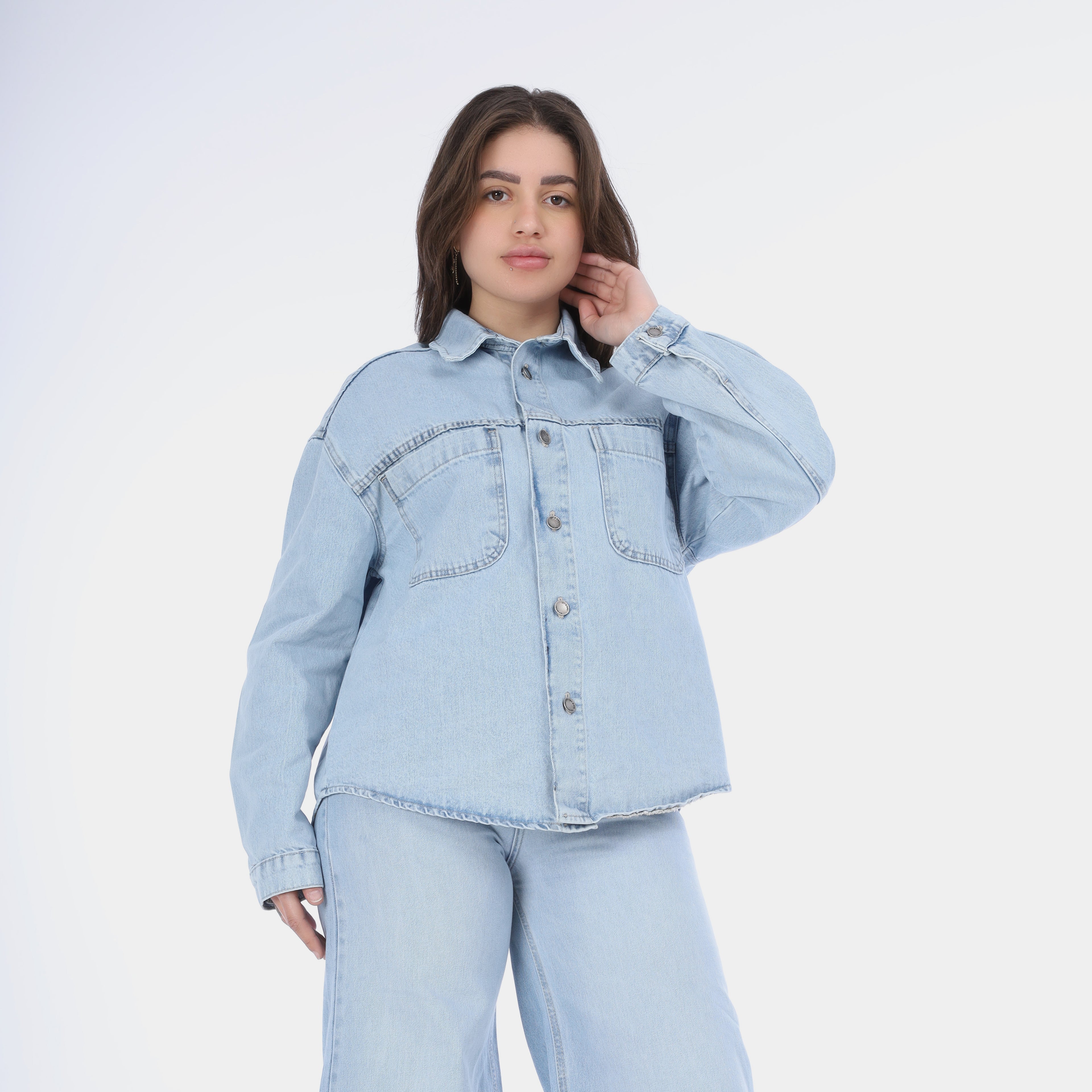 Wide Leg Denim Jeans 20681700