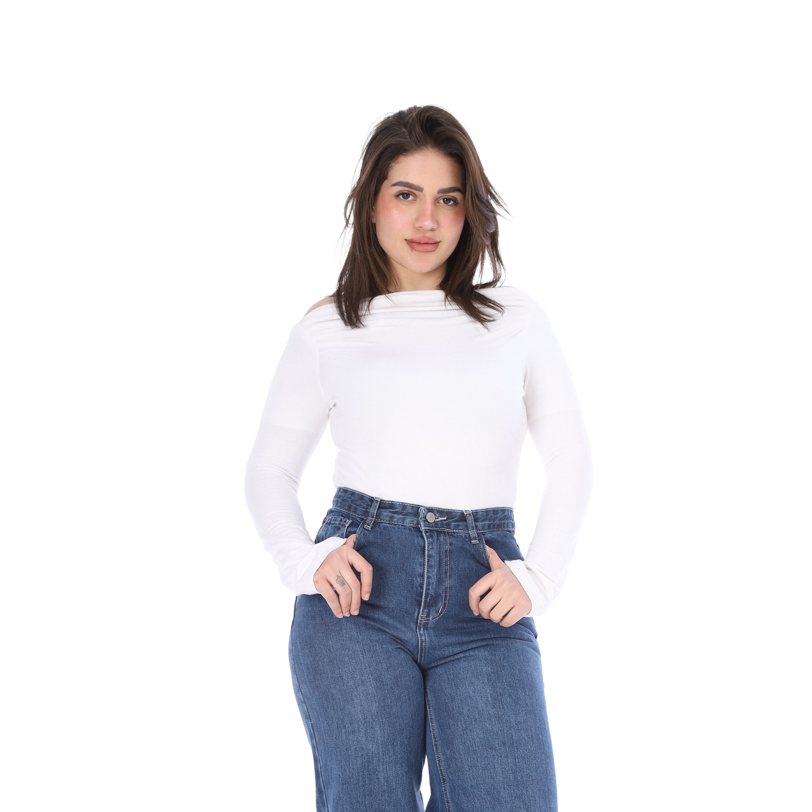 Classic Wide Leg Denim Jeans 20682674/1