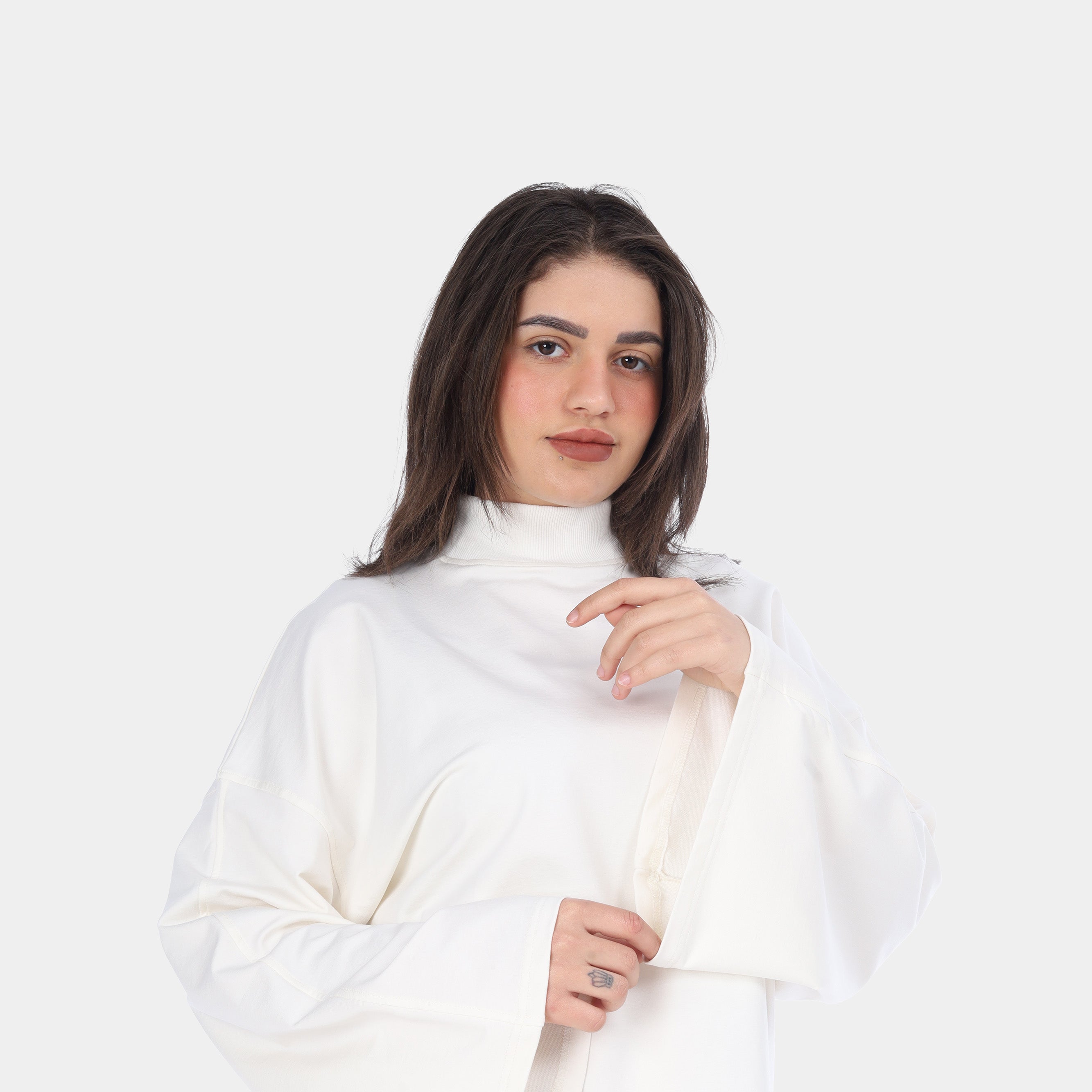 Cropped Blouse With Wide Sleeves 20688830