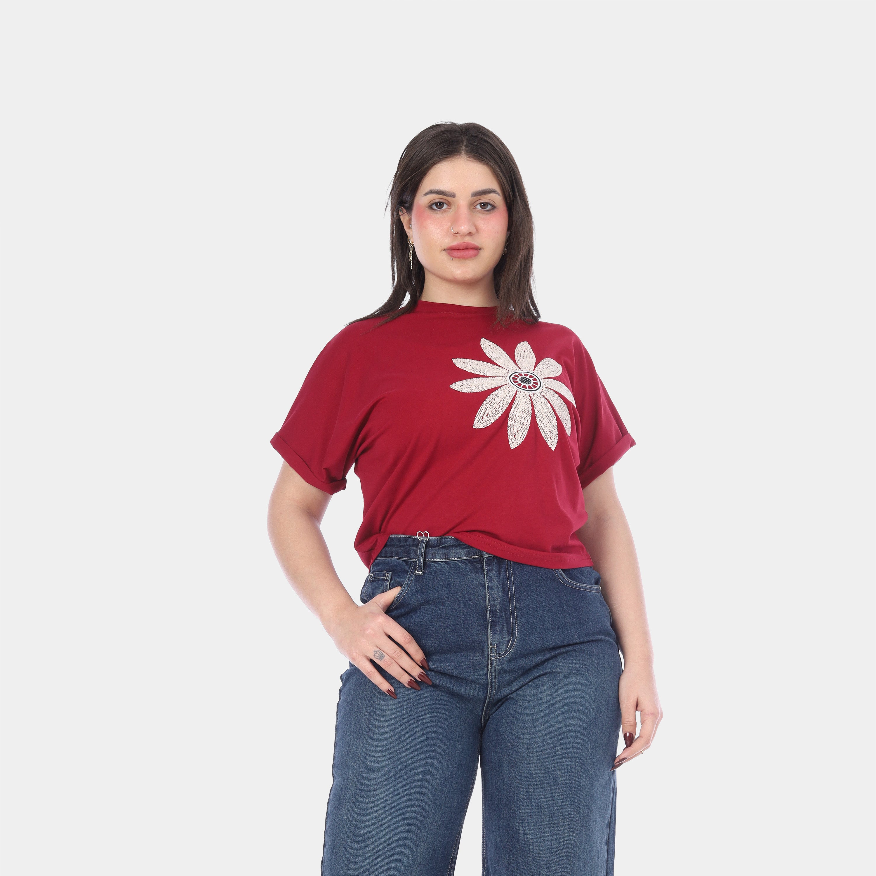 Classic Wide Leg Denim Jeans 2068900/3