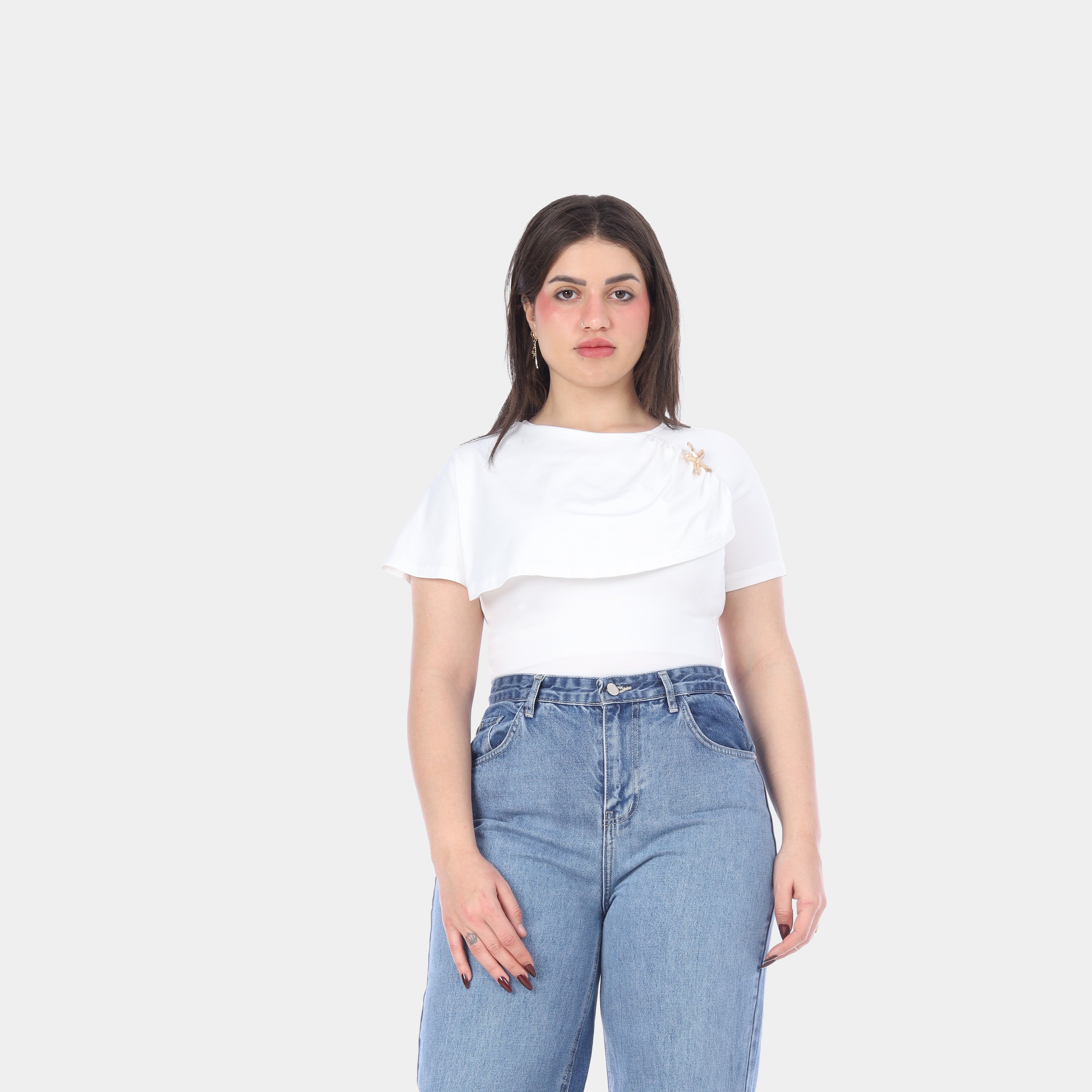 Classic Wide Leg Denim Jeans 2068900/3