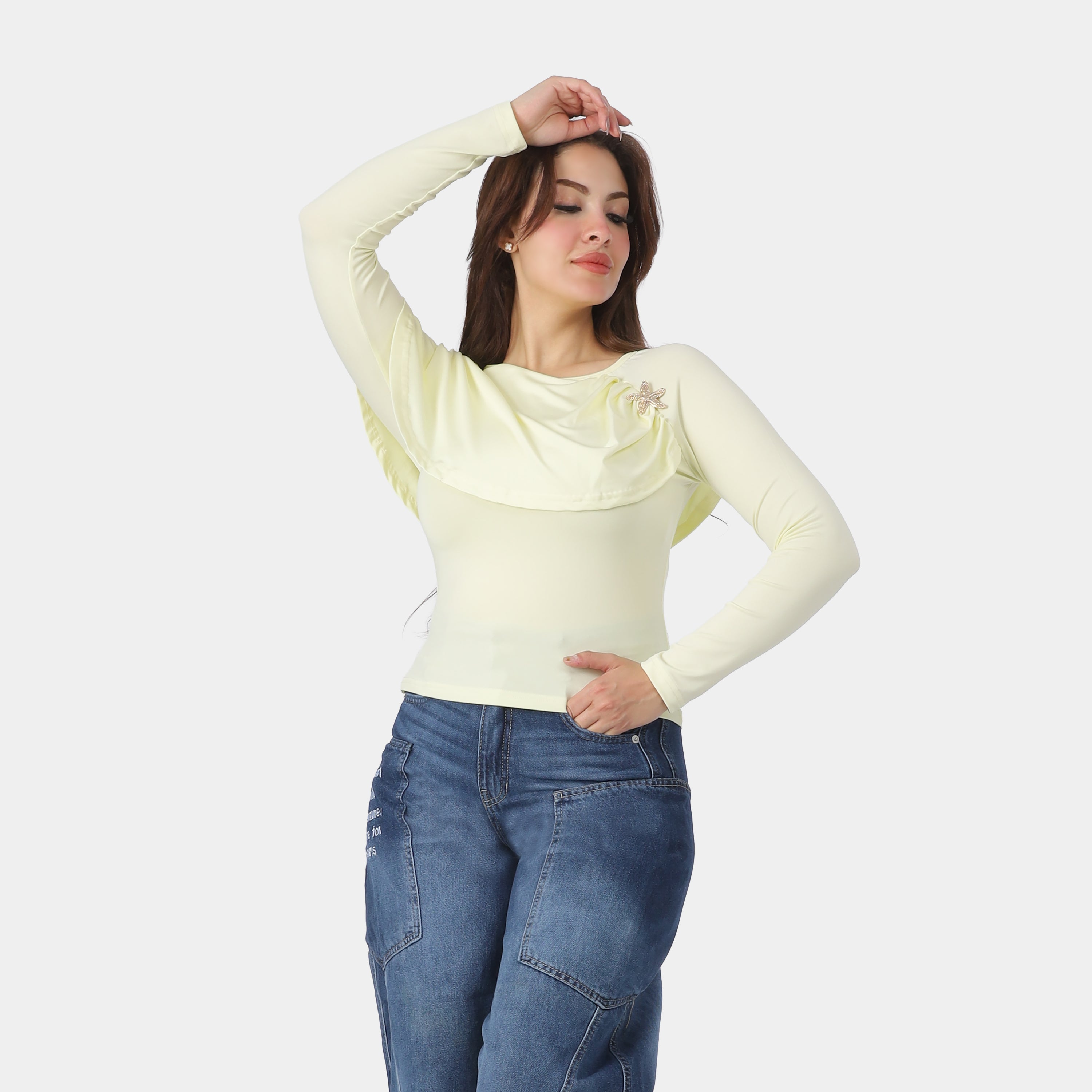 High-Waist Loose Fit Pants 78210001