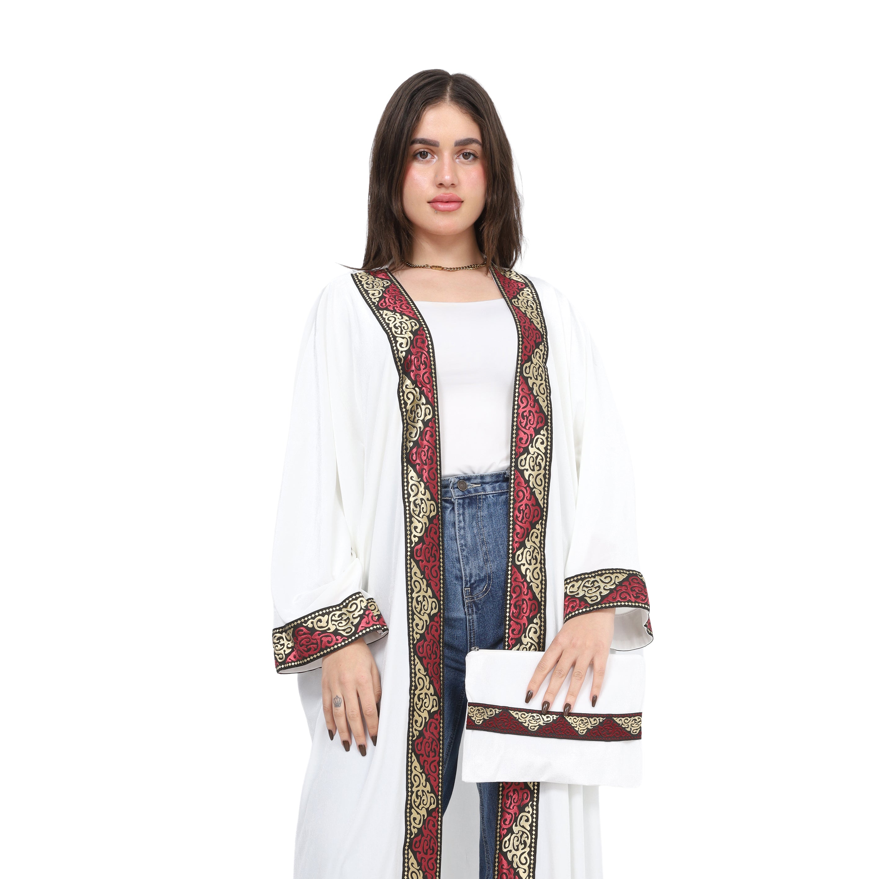 Velvet Embroidered Cardigan 17195002