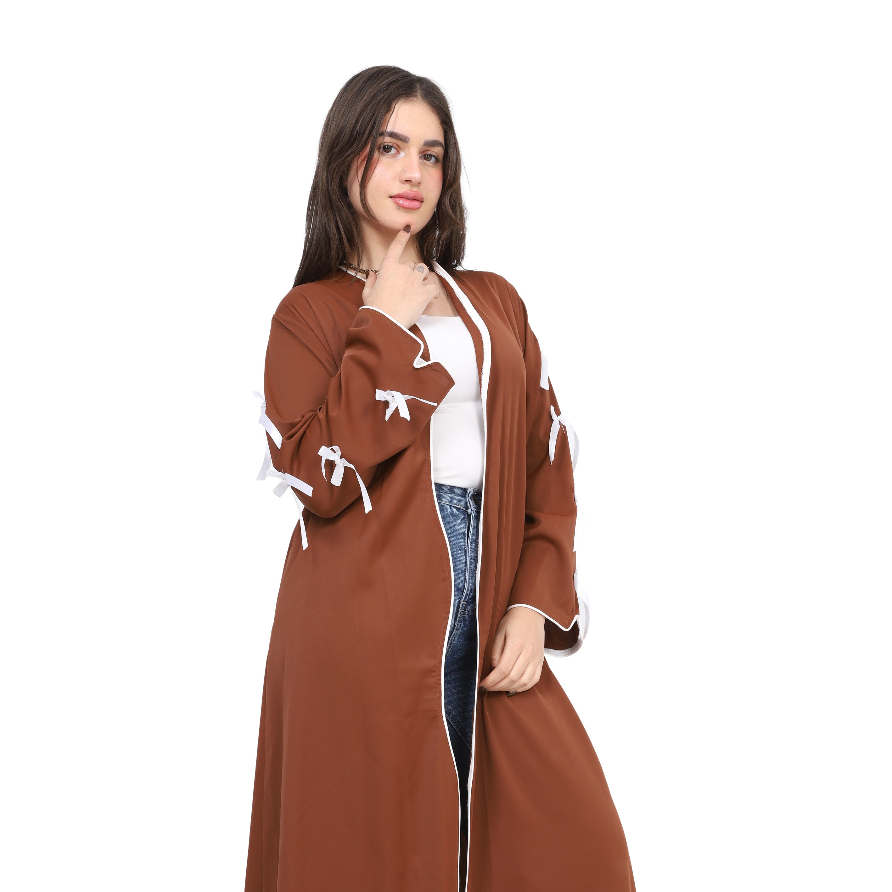 Elegant Bow Sleeve Cardigan 17195005