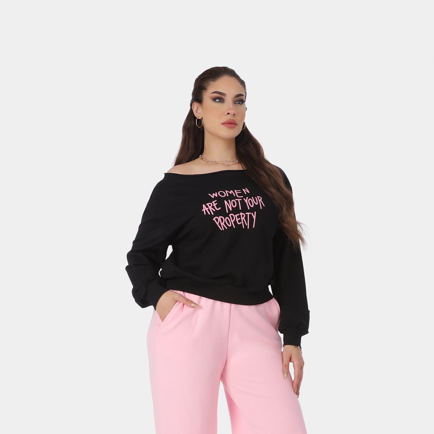 High-Waisted Wide-Leg Sweatpants 2079100