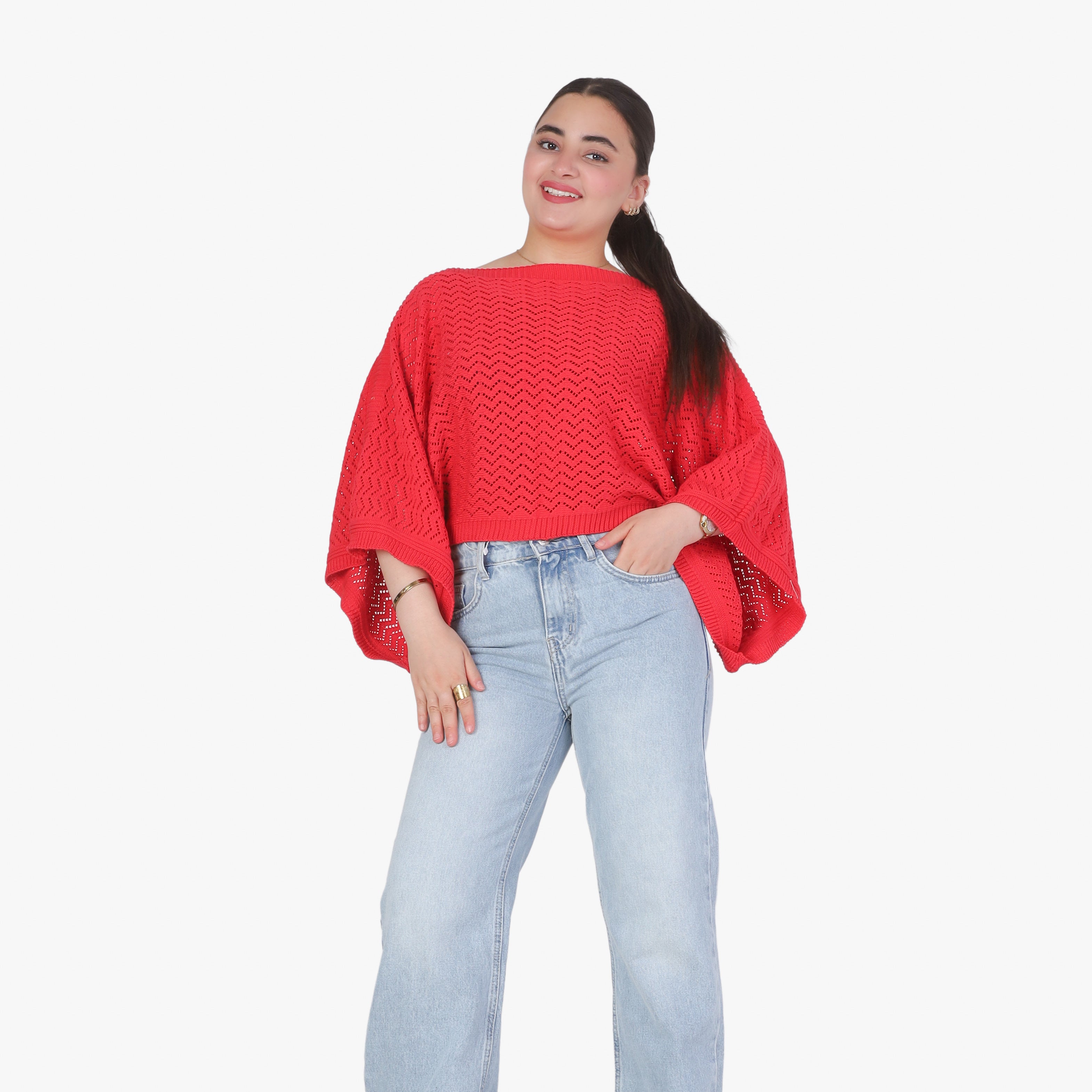 Crochet Short Poncho Top 20924041