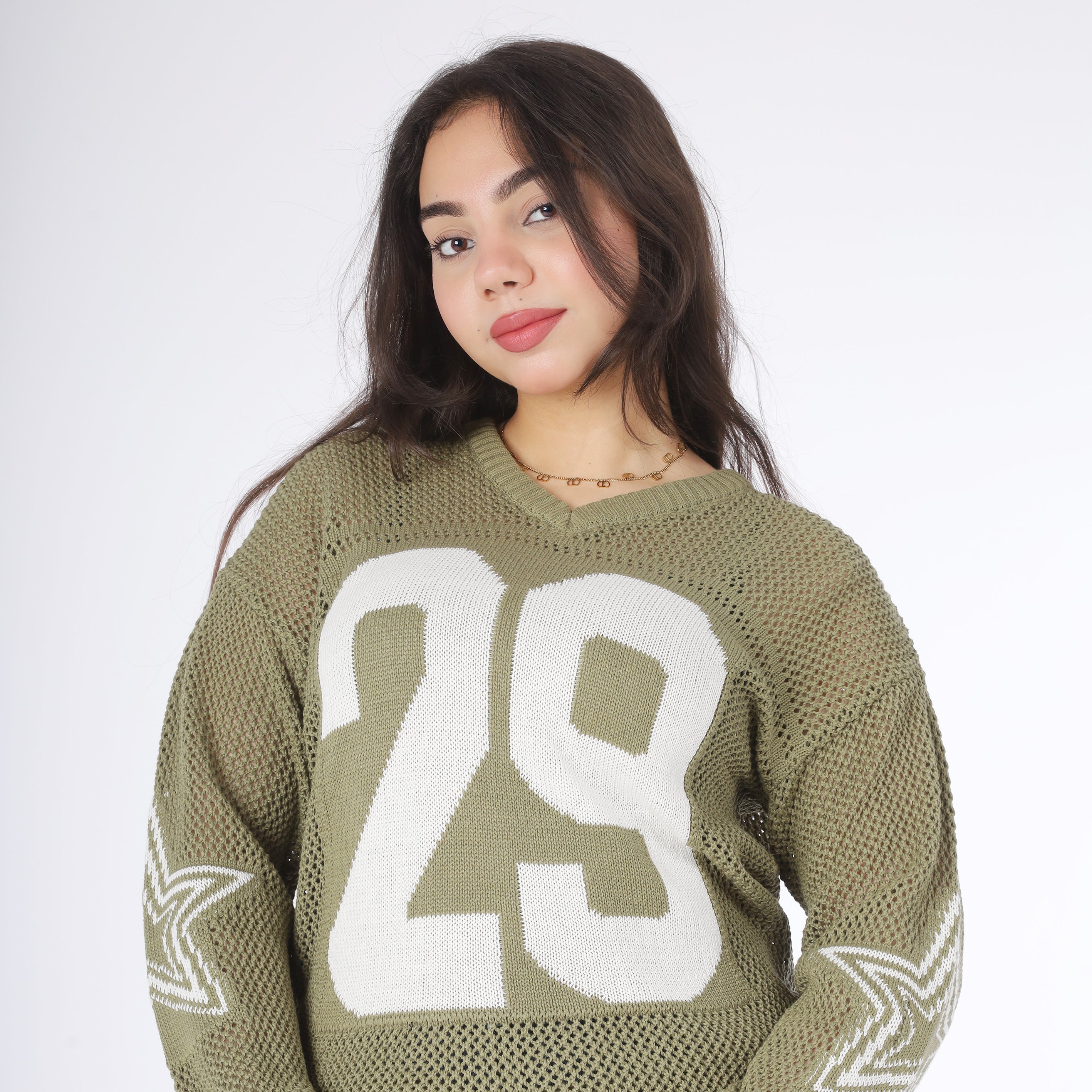 Oversized Knit Sweater 20924043