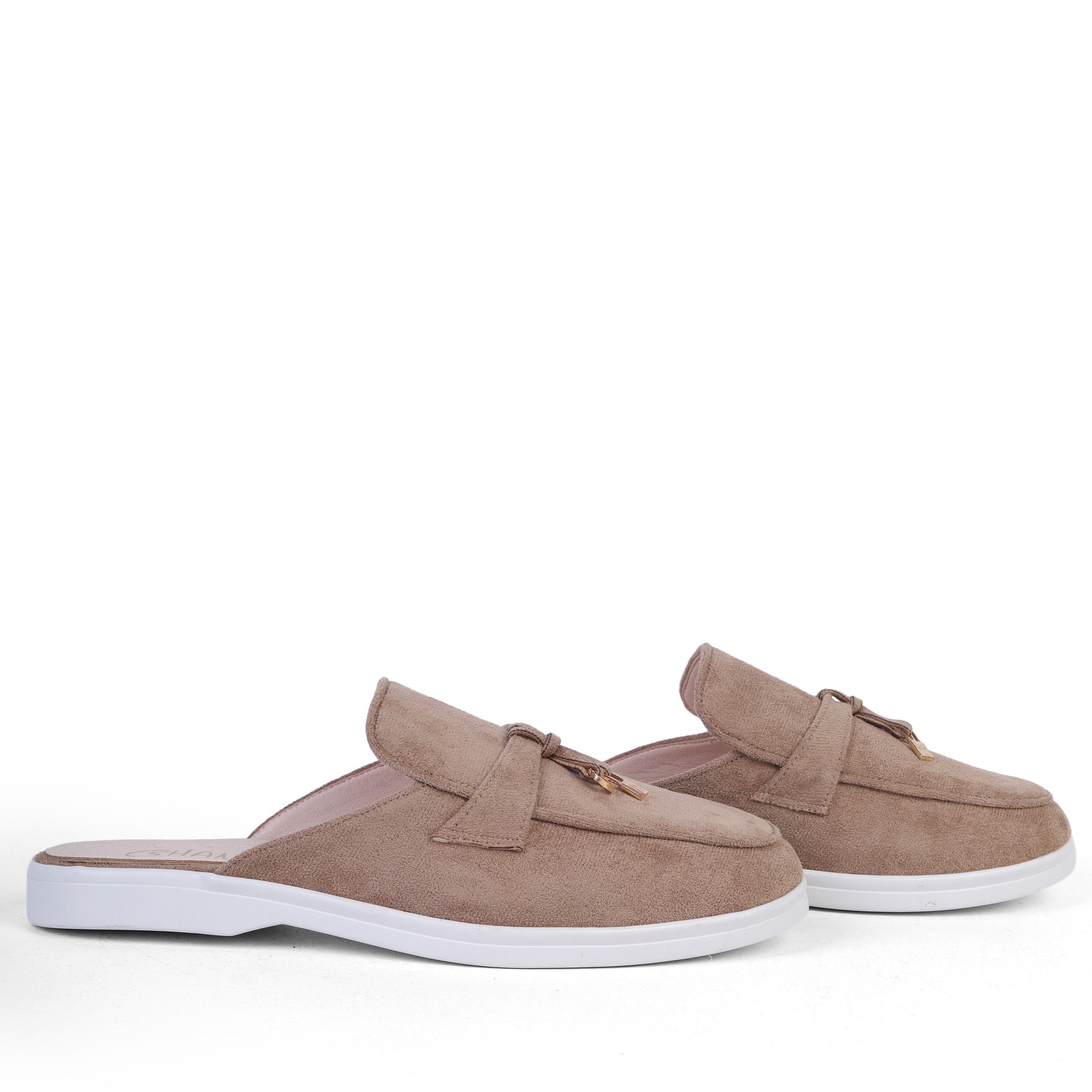 Suede Slip-On Mule Loafers 2120301
