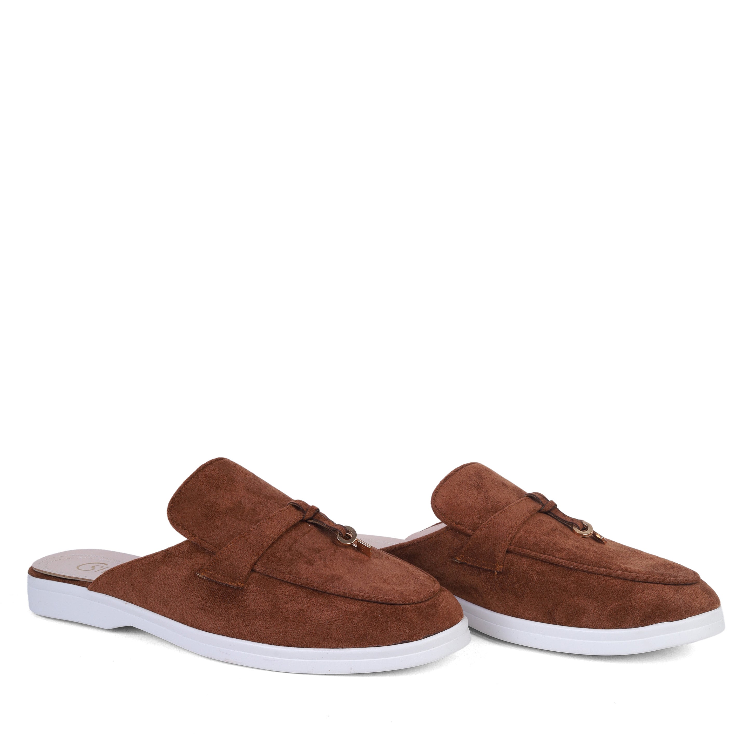 Suede Slip-On Mule Loafers 2120301