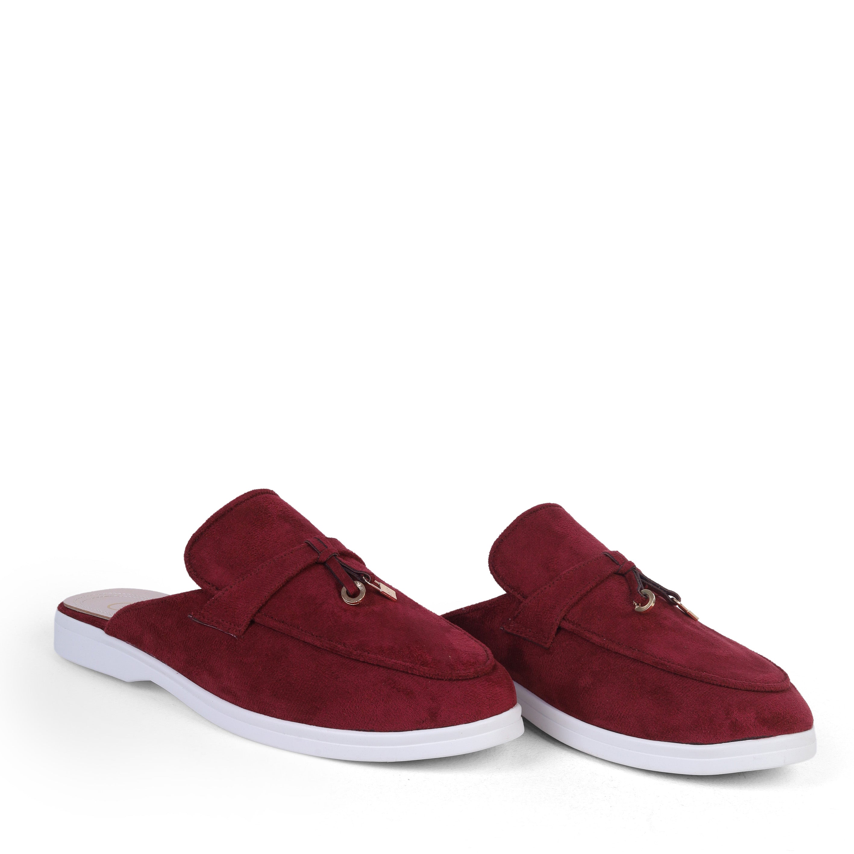 Suede Slip-On Mule Loafers 2120301