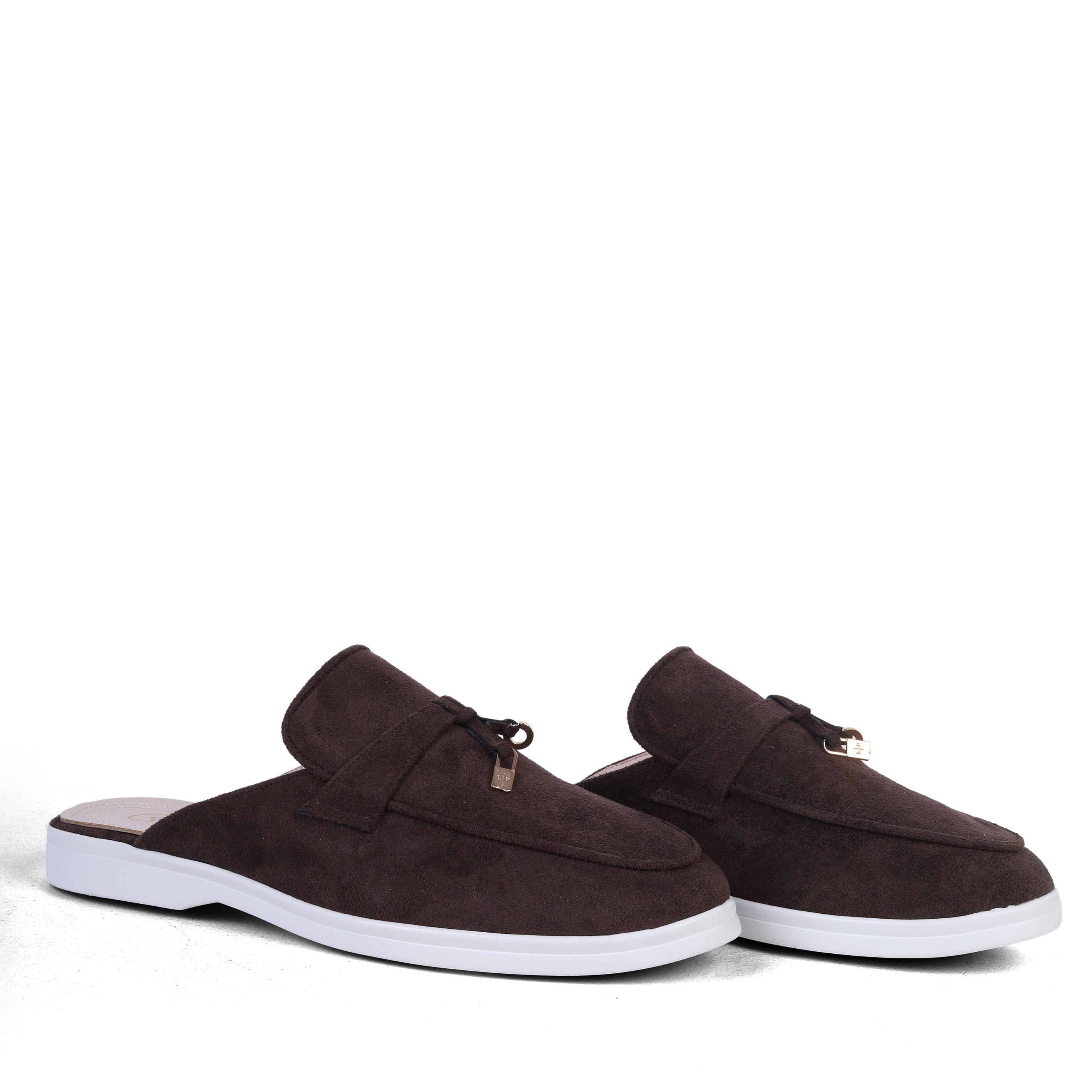 Suede Slip-On Mule Loafers 2120301
