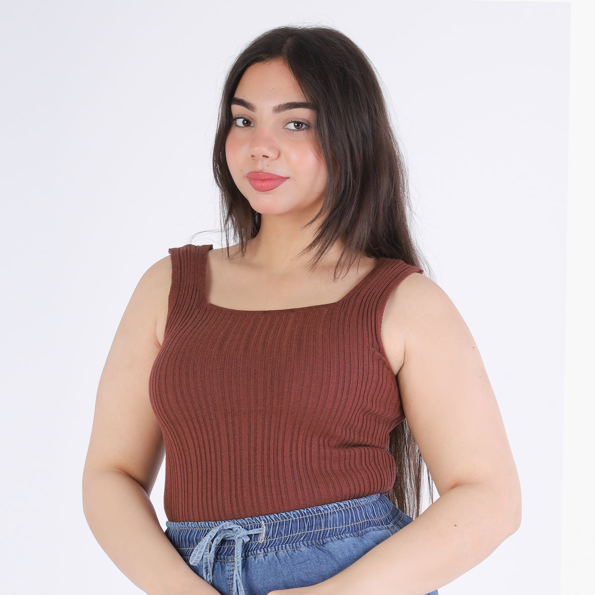 Sleeveless Knitted Top 2135/122