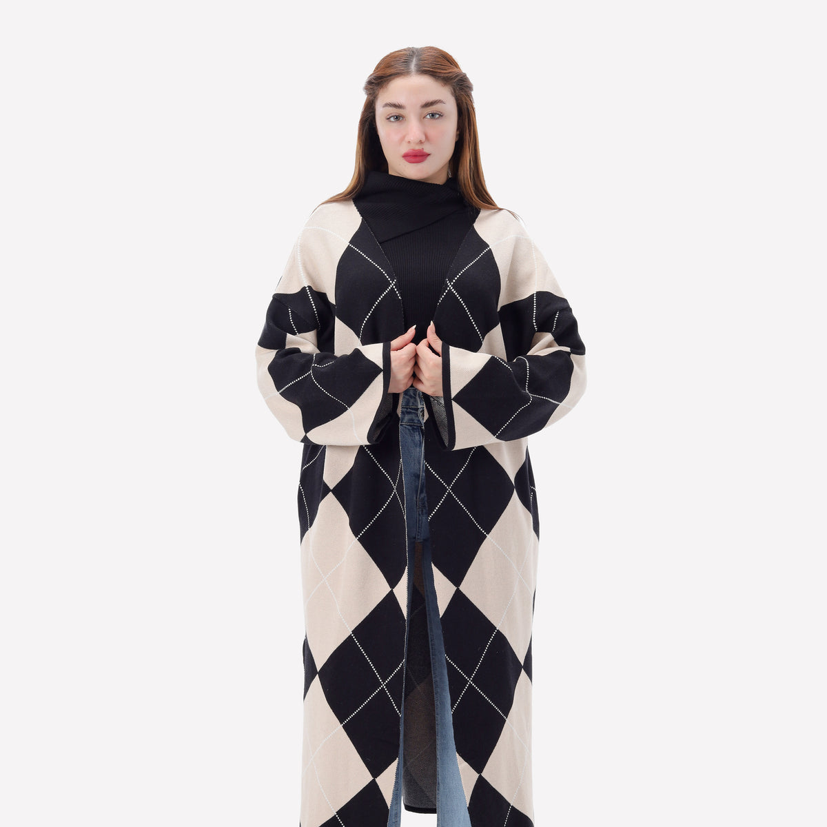 Pattern Knit Cardigan 2135/170