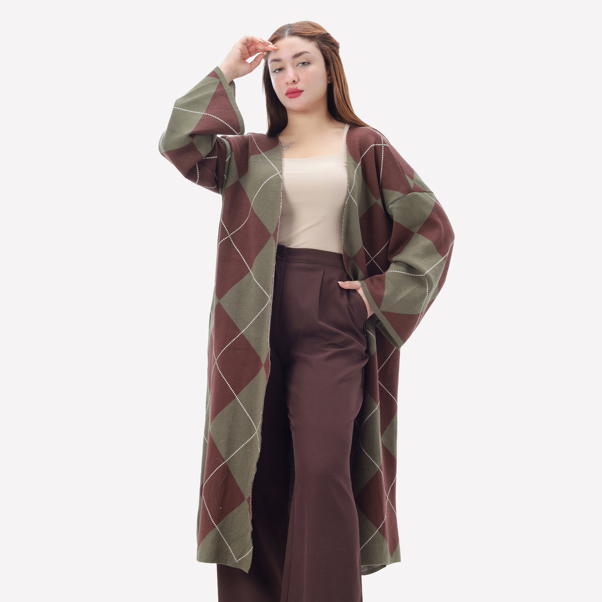 Pattern Knit Cardigan 2135/170